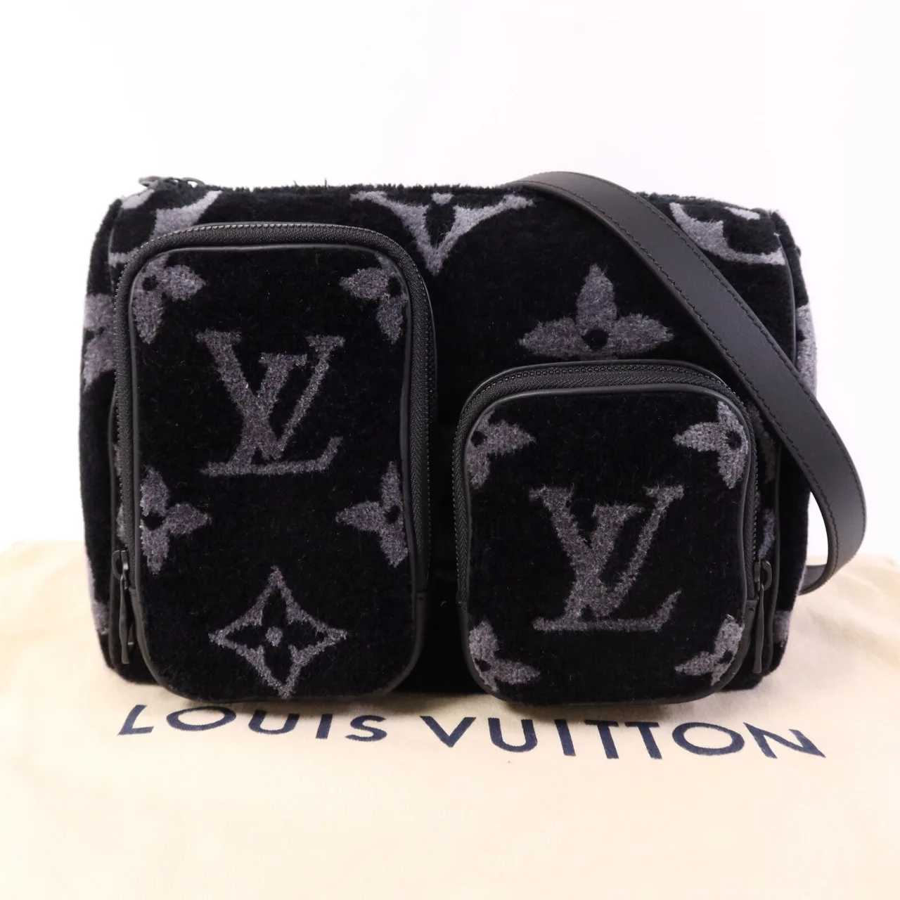 LOUIS VUITTON Speedy M45438 Shoulder Bag x Tufftage 黑色 / 灰色 x Tufftage Like New - Thumbnail 10