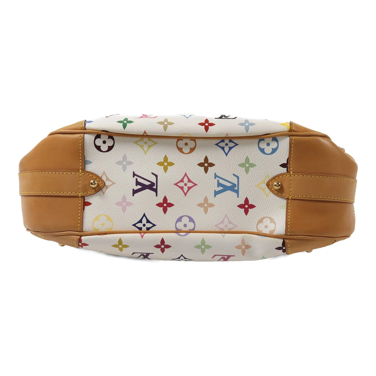 LOUIS VUITTON M40195 Shoulder Bag Coated Canvas 白色 / 多種顏色 / White Coated Canvas Rank A - Thumbnail 4