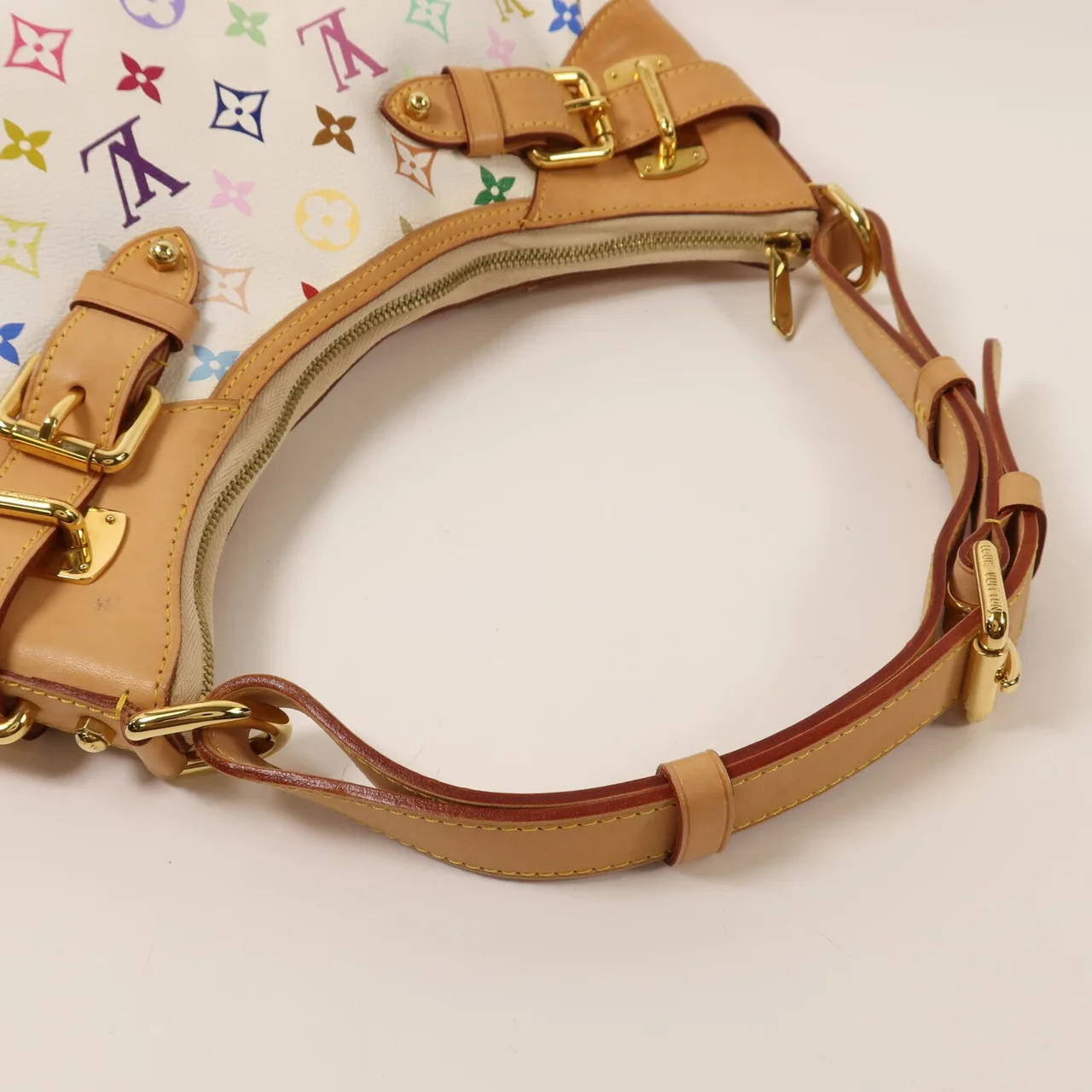 LOUIS VUITTON M40195 Shoulder Bag Coated Canvas 白色 / 多種顏色 / White Coated Canvas Rank A - Thumbnail 8