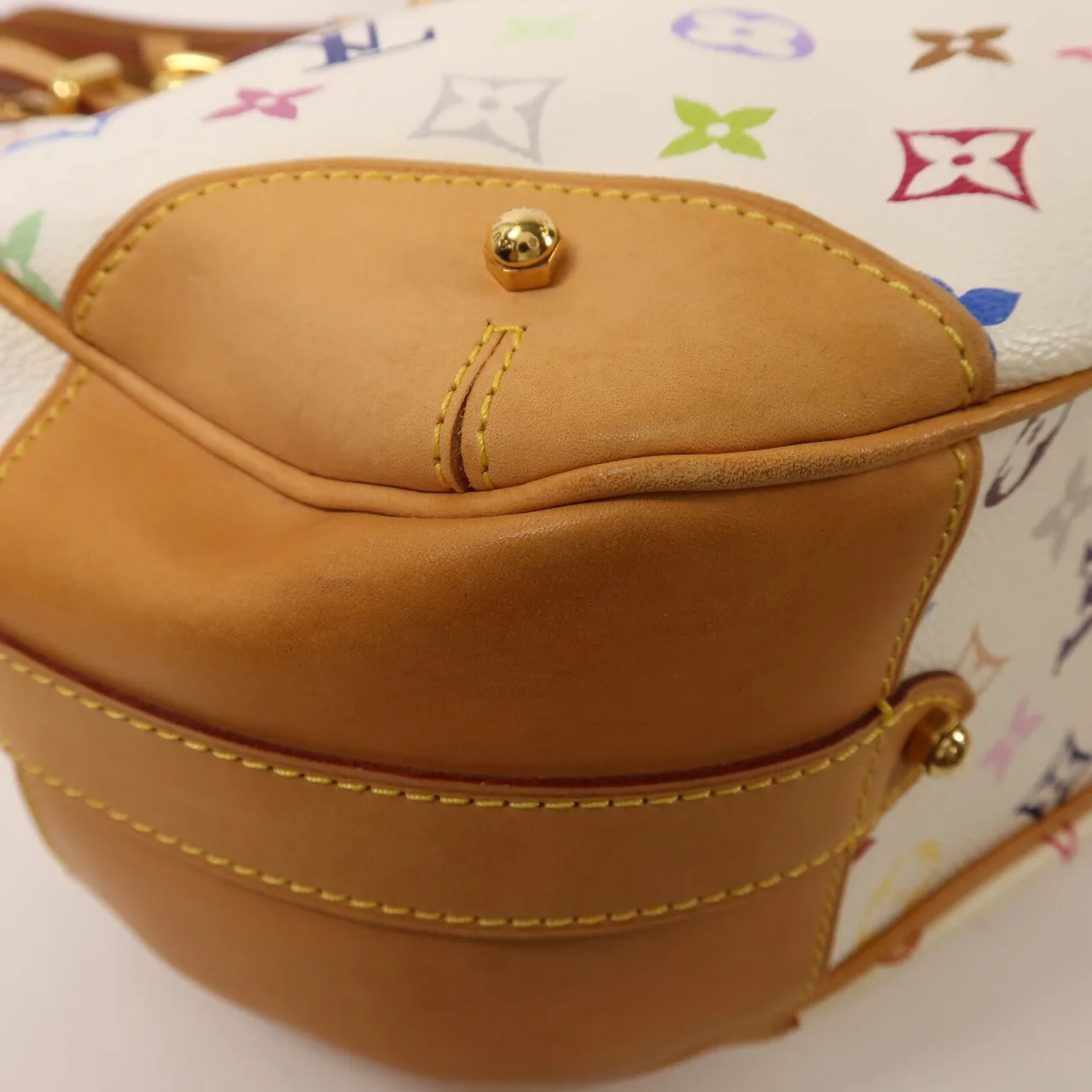 LOUIS VUITTON M40195 Shoulder Bag Coated Canvas 白色 / 多種顏色 / White Coated Canvas Rank A - Thumbnail 10