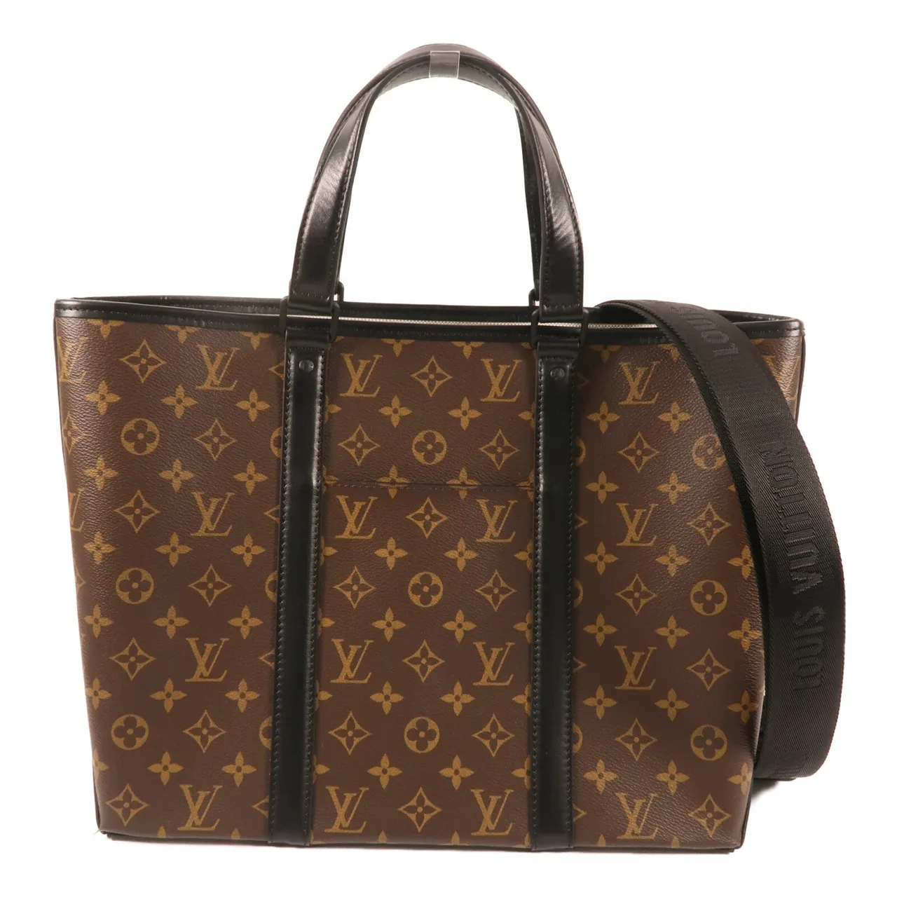 LOUIS VUITTON M45734 2-Way Bag Coated Canvas 棕色 / Brown/Black