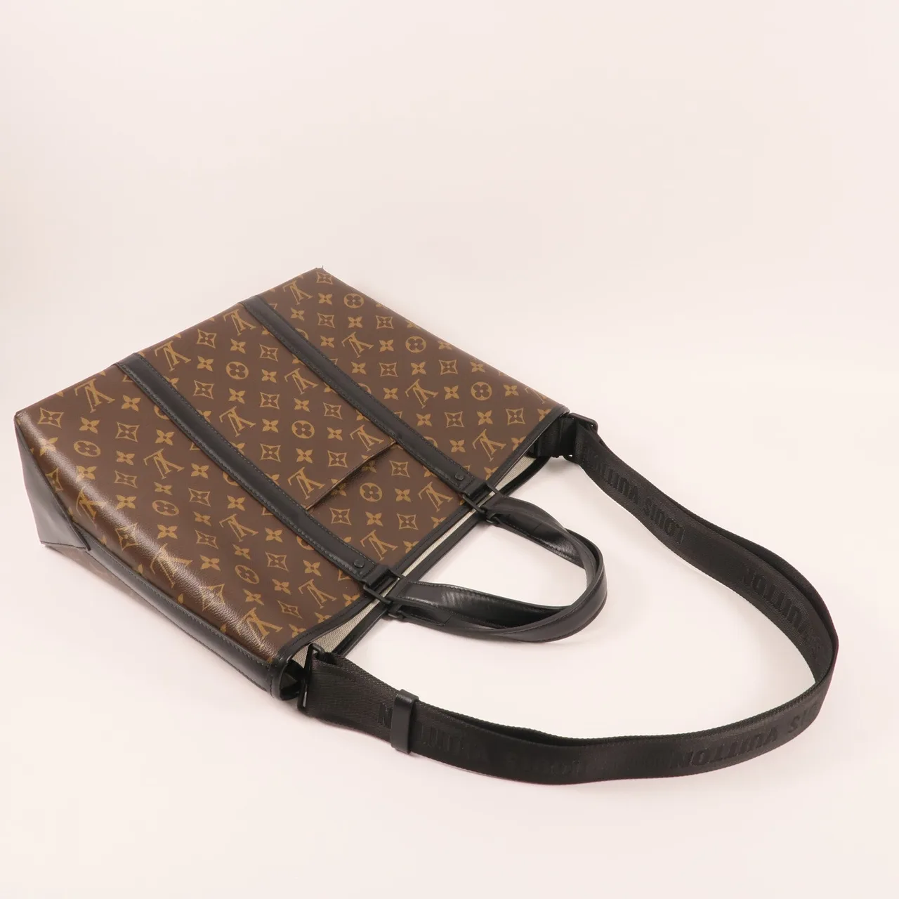 LOUIS VUITTON M45734 2-Way Bag Coated Canvas 棕色 / Brown/Black Coated Canvas Rank A - Thumbnail 6