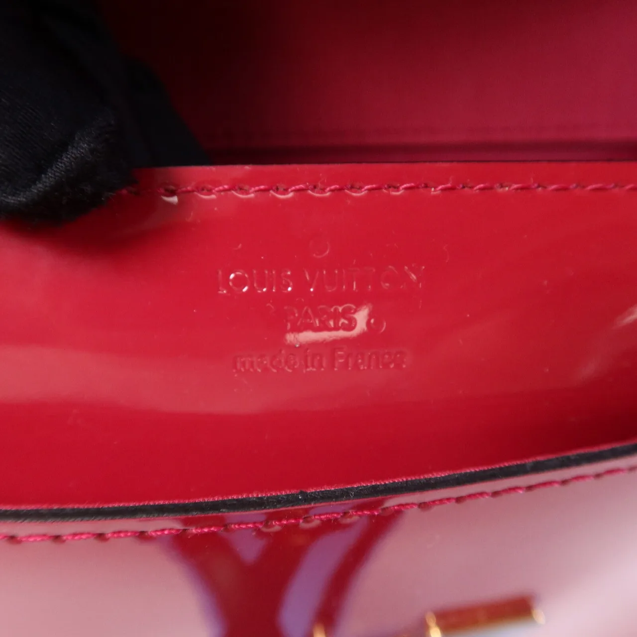 LOUIS VUITTON M94270 Clutch Leather 紅色 / Rose Andian Leather Rank B - Thumbnail 6