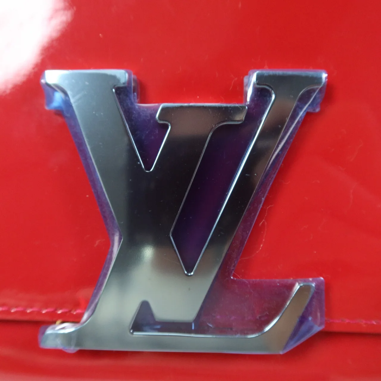 LOUIS VUITTON M94270 Clutch Leather 紅色 / Rose Andian Leather Rank B - Thumbnail 7