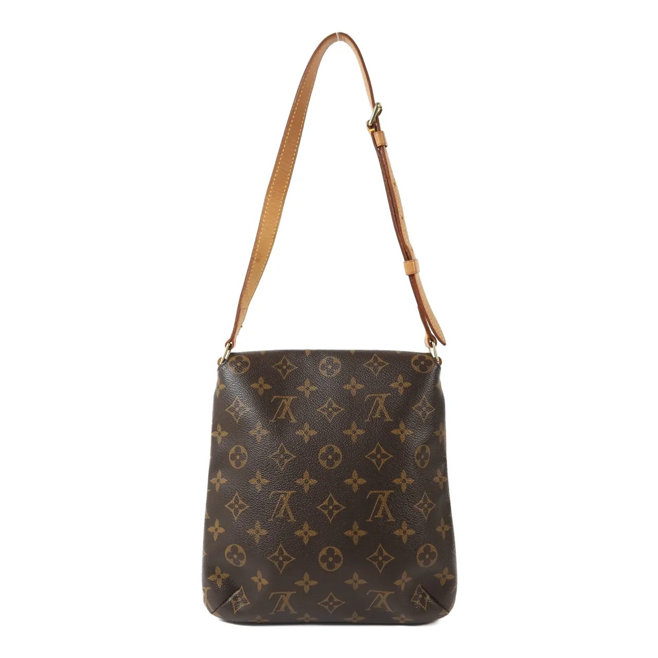 LOUIS VUITTON Musette Salsa M51258 Shoulder Bag Coated Canvas 棕色 Coated Canvas Rank B - Thumbnail 2
