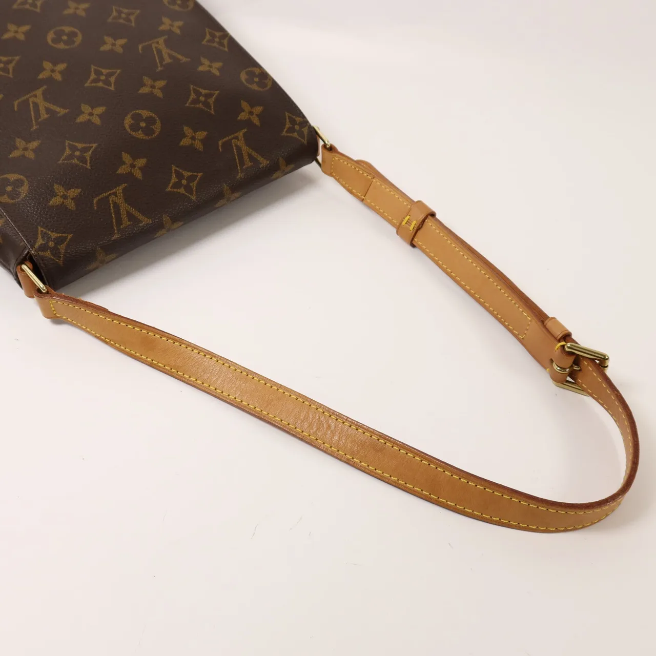 LOUIS VUITTON Musette Salsa M51258 Shoulder Bag Coated Canvas 棕色 Coated Canvas Rank B - Thumbnail 8