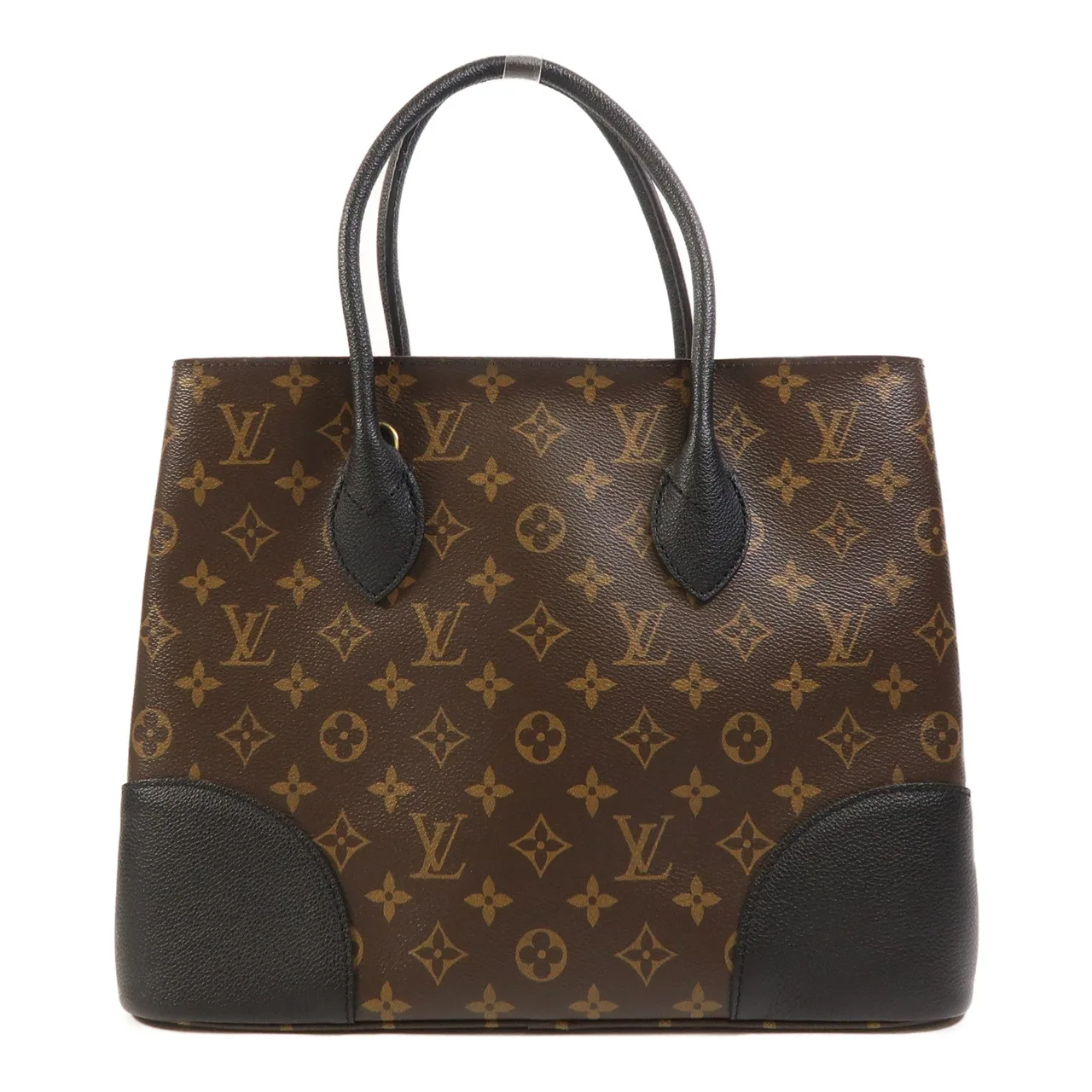 LOUIS VUITTON Flandrin M41595 2-Way Bag Coated Canvas 棕色 / 黑色 / Brown/Black Coated Canvas Rank A - Thumbnail 2