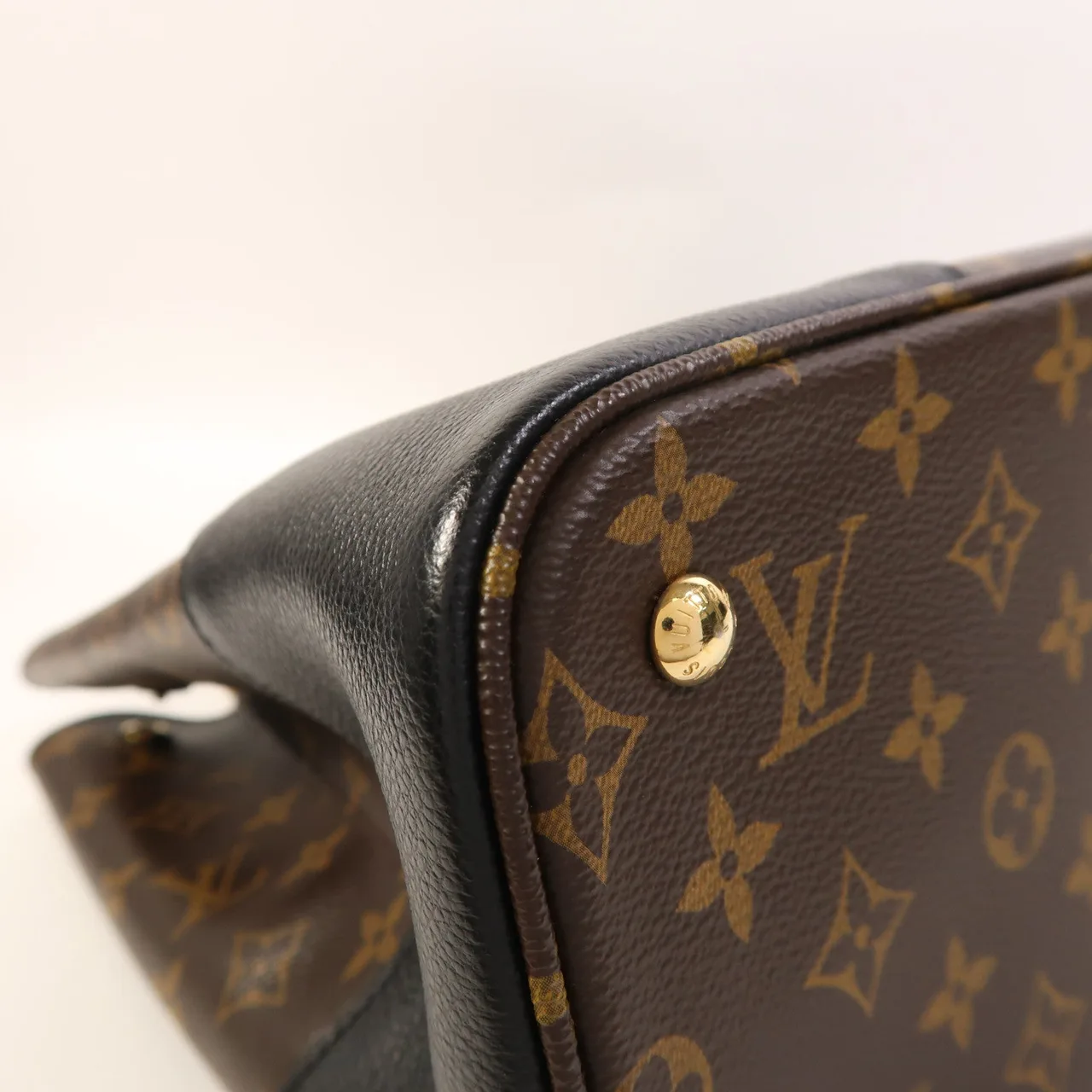LOUIS VUITTON Flandrin M41595 2-Way Bag Coated Canvas 棕色 / 黑色 / Brown/Black Coated Canvas Rank A - Thumbnail 12