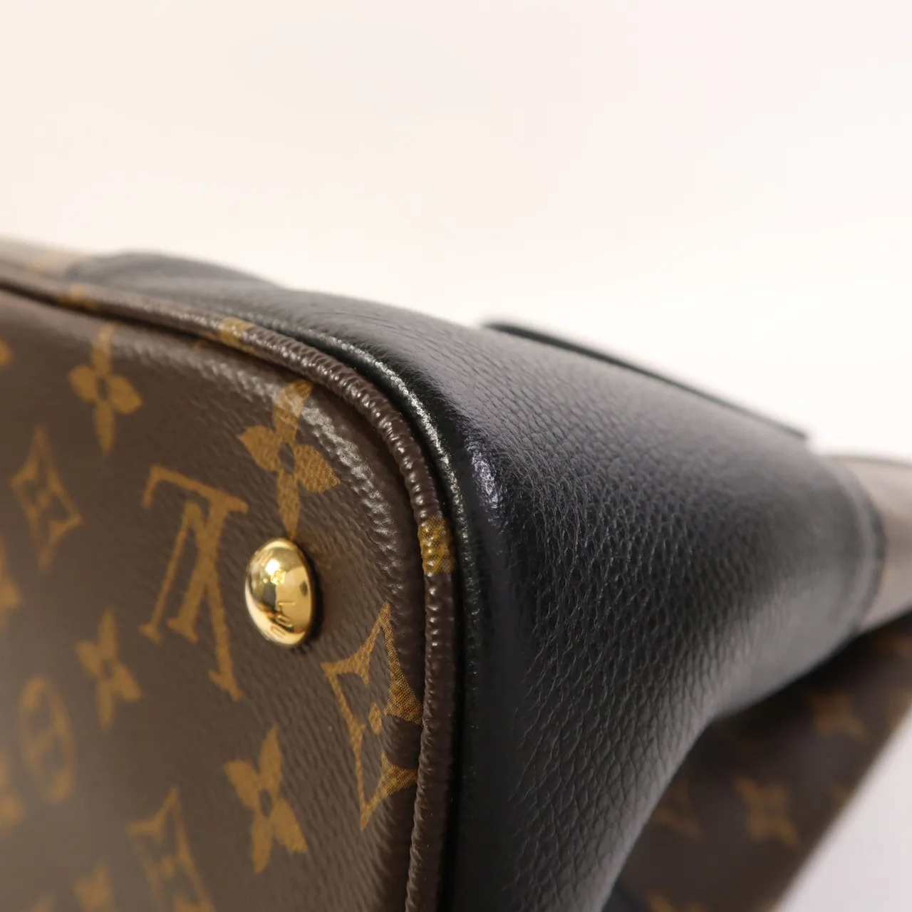 LOUIS VUITTON Flandrin M41595 2-Way Bag Coated Canvas 棕色 / 黑色 / Brown/Black Coated Canvas Rank A - Thumbnail 13