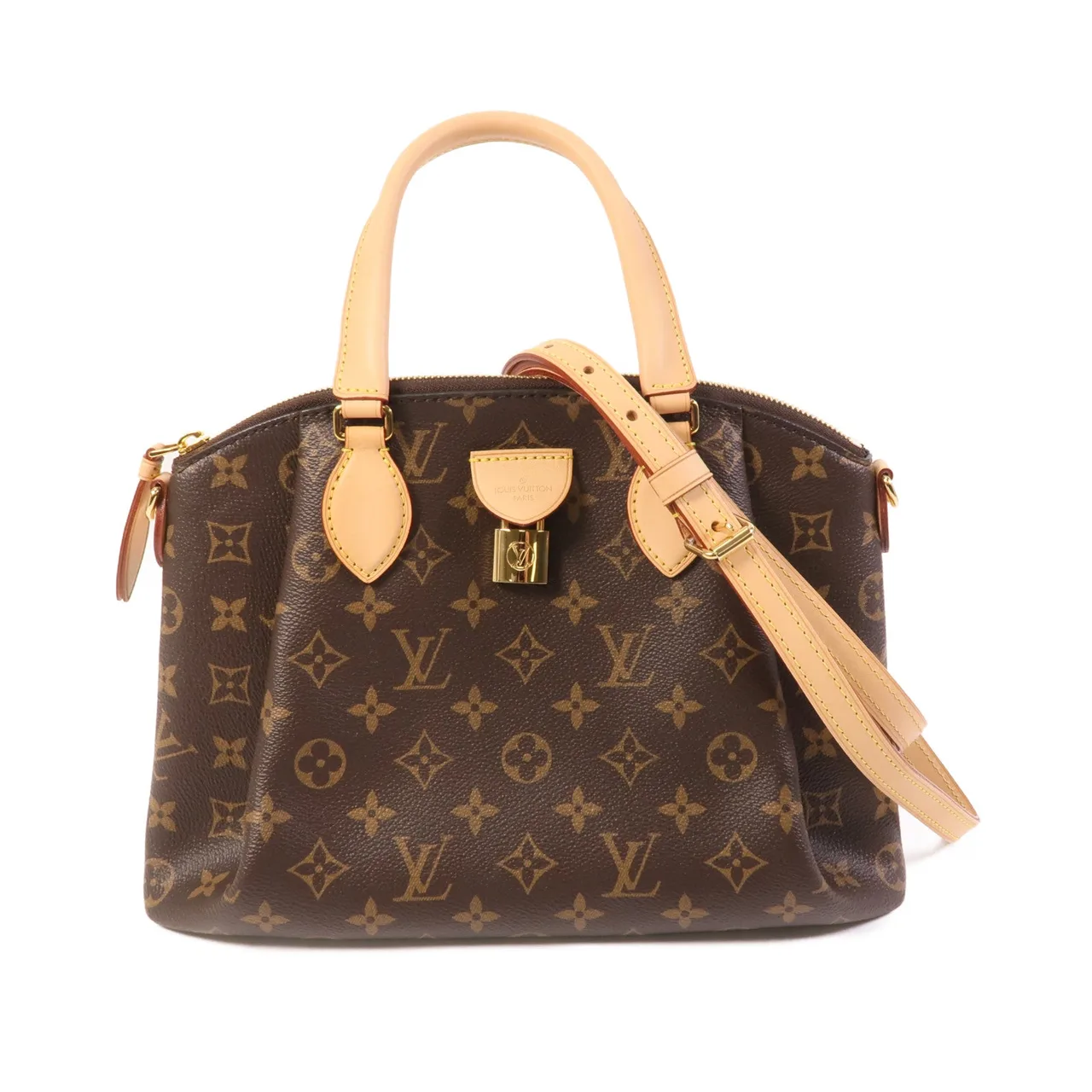 LOUIS VUITTON Boetie M45986 2-Way Bag Coated Canvas 棕色