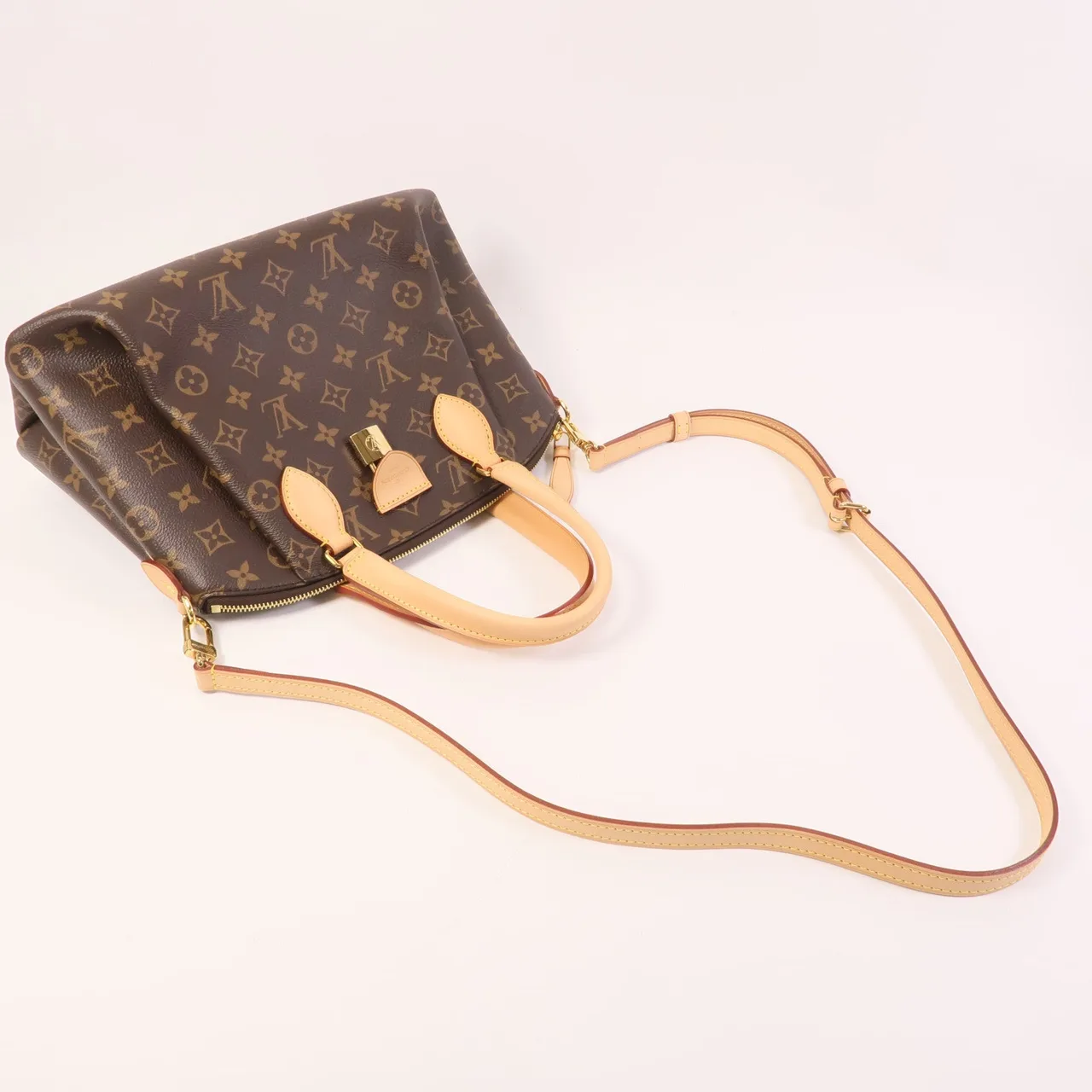 LOUIS VUITTON Boetie M45986 2-Way Bag Coated Canvas 棕色 Coated Canvas Rank A - Thumbnail 4