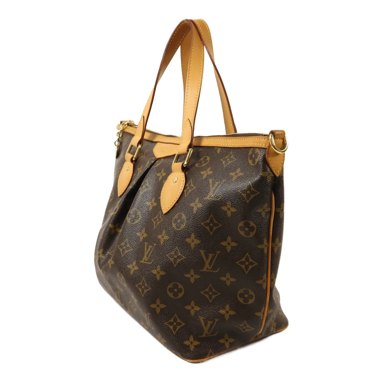 LOUIS VUITTON Palermo M40145 2-Way Bag Coated Canvas 棕色 / Brown Coated Canvas Rank A - Thumbnail 3