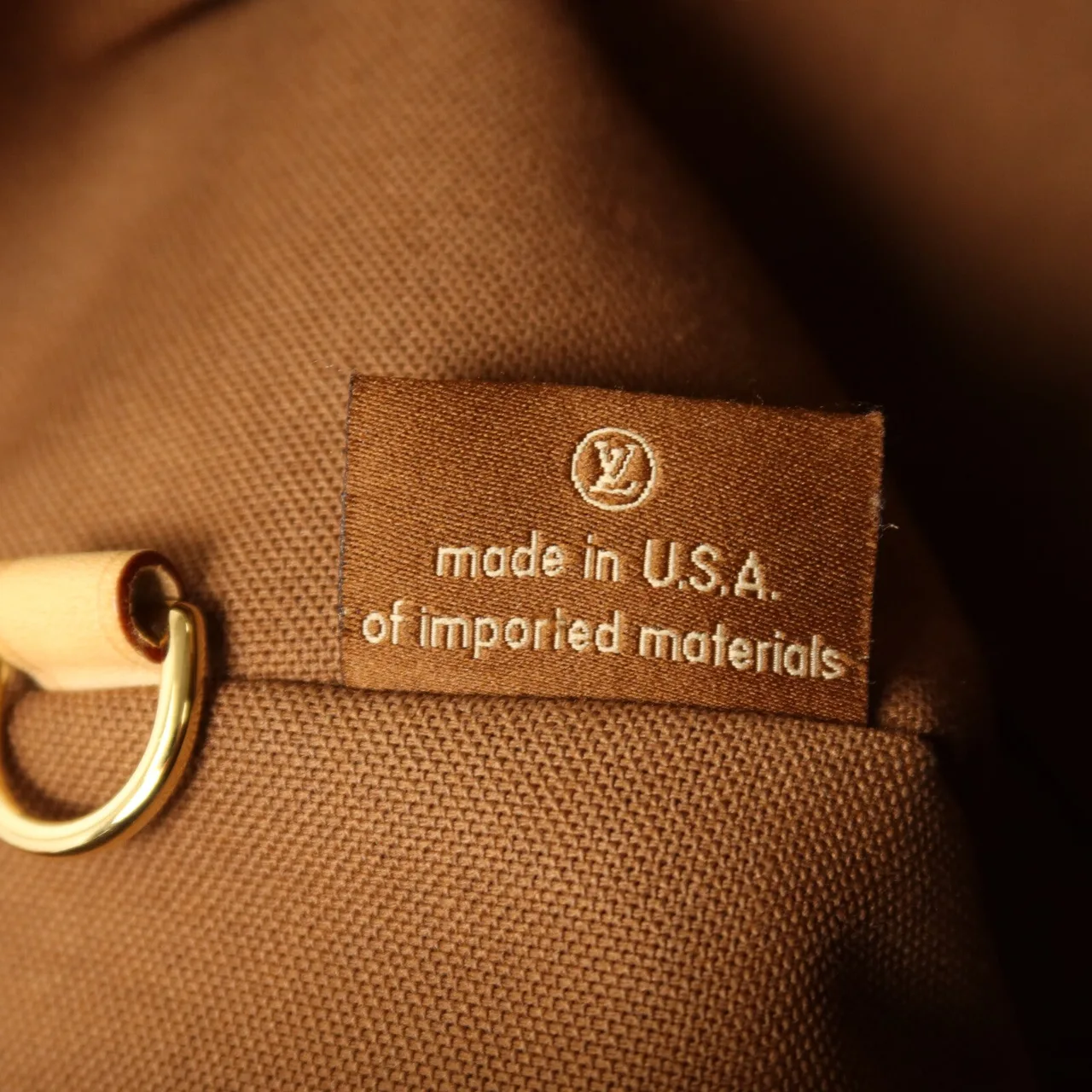 LOUIS VUITTON Palermo M40145 2-Way Bag Coated Canvas 棕色 / Brown Coated Canvas Rank A - Thumbnail 7