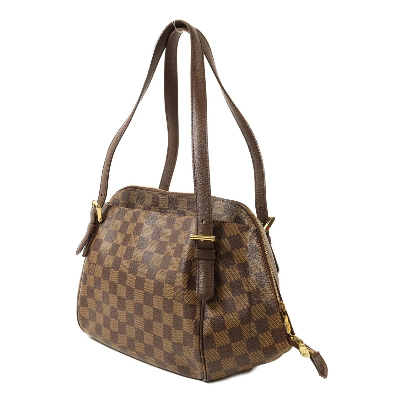 LOUIS VUITTON Belem N51174 Shoulder Bag Coated Canvas 棕色 / Brown
