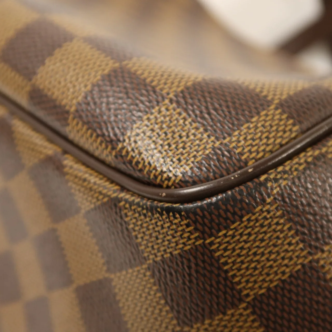 LOUIS VUITTON Belem N51174 Shoulder Bag Coated Canvas 棕色 / Brown Coated Canvas Rank B - Thumbnail 14