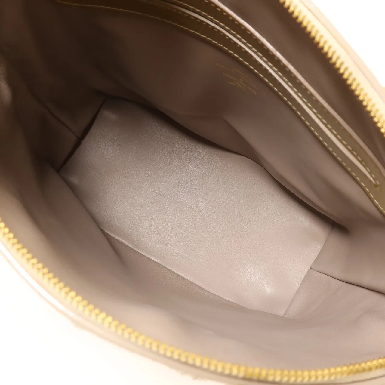 LOUIS VUITTON Lockit M40601 Handbag Leather 黃色 / 米色 / Yellow Leather Rank B - Thumbnail 5