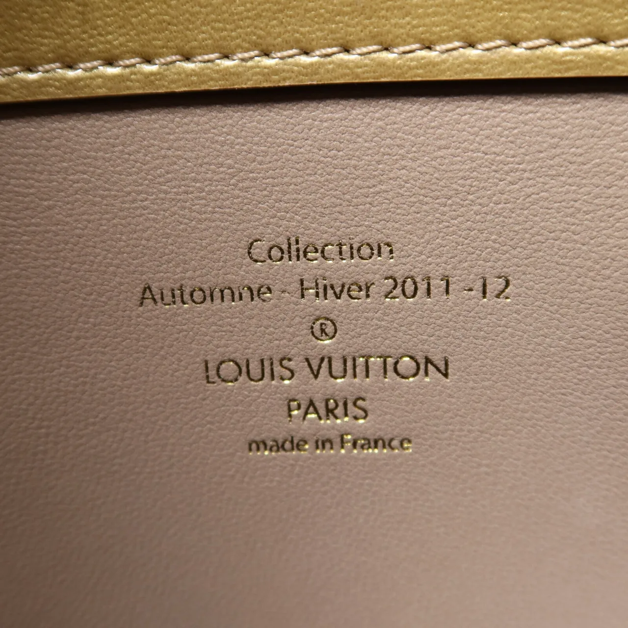 LOUIS VUITTON Lockit M40601 Handbag Leather 黃色 / 米色 / Yellow Leather Rank B - Thumbnail 6