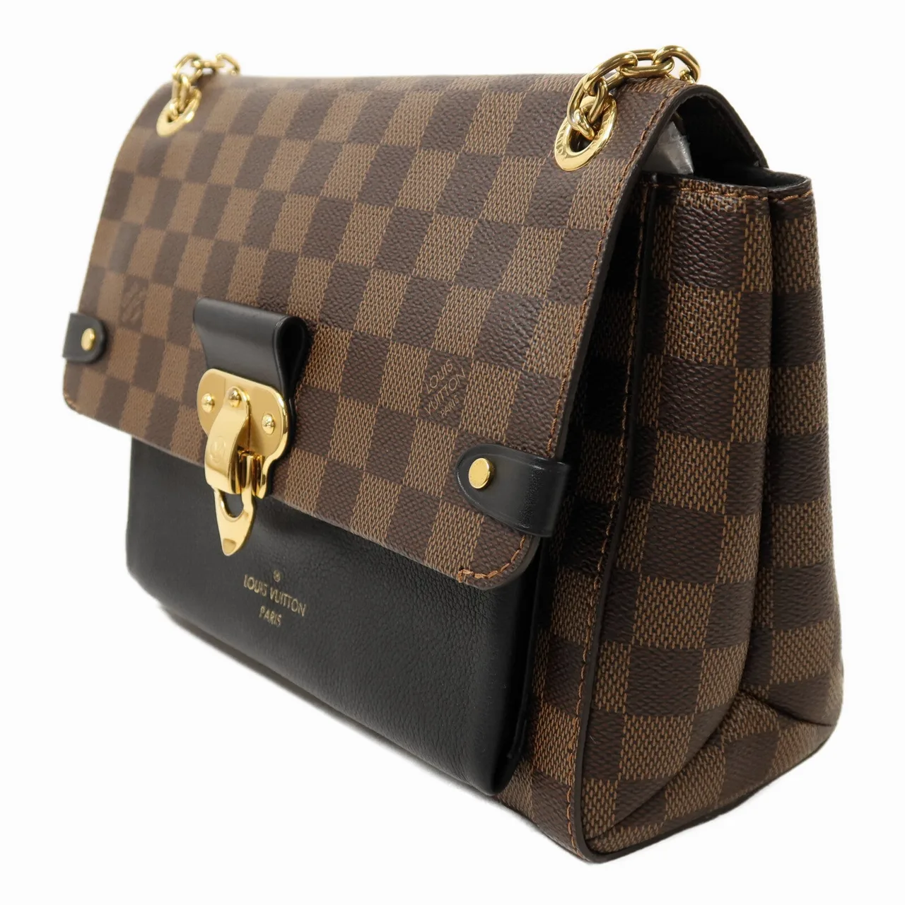 LOUIS VUITTON Vavin N40108 Shoulder Bag Coated Canvas 棕色 / 黑色 / Brown/Black Coated Canvas Rank A - Thumbnail 3