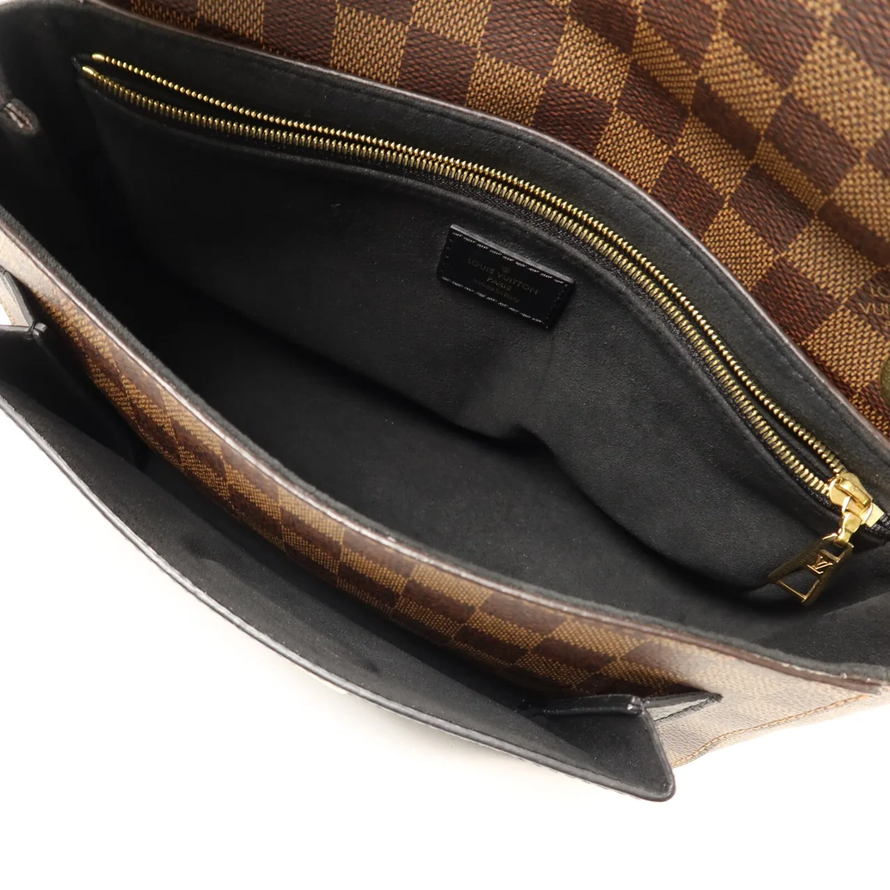LOUIS VUITTON Vavin N40108 Shoulder Bag Coated Canvas 棕色 / 黑色 / Brown/Black Coated Canvas Rank A - Thumbnail 5
