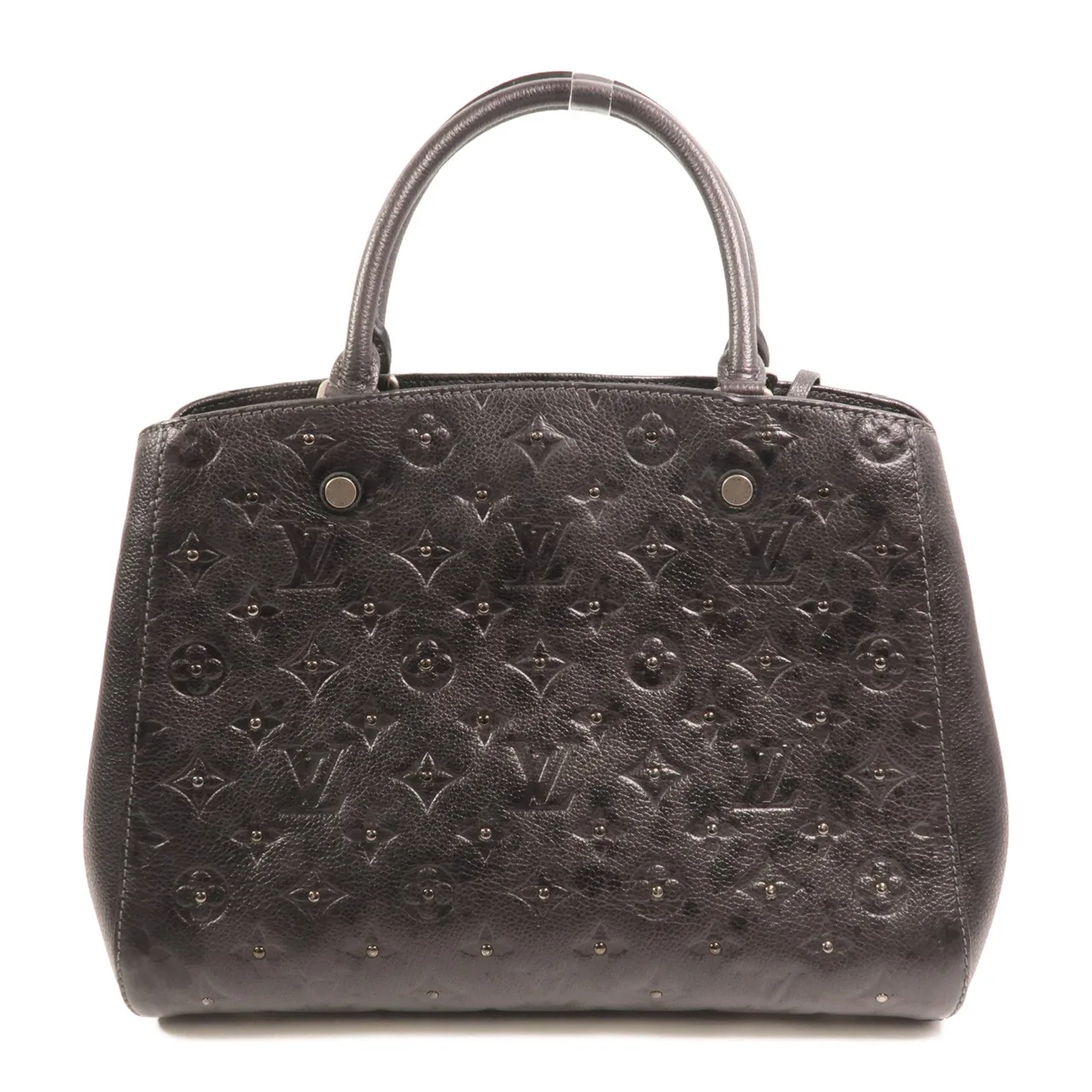 LOUIS VUITTON Montaigne M50665 2-Way Bag Calfskin 黑色 / Black Calfskin Rank B - Thumbnail 2