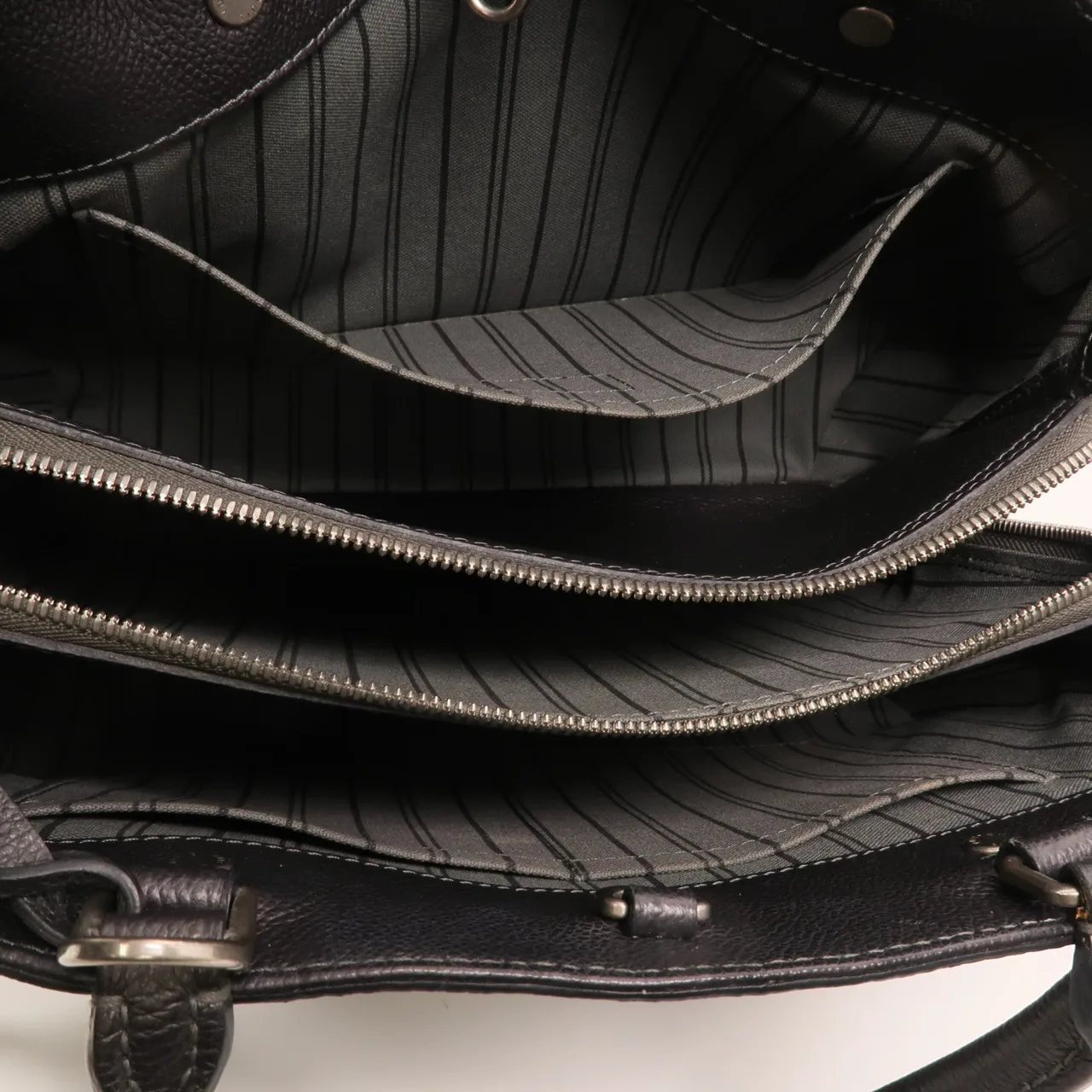 LOUIS VUITTON Montaigne M50665 2-Way Bag Calfskin 黑色 / Black Calfskin Rank B - Thumbnail 5