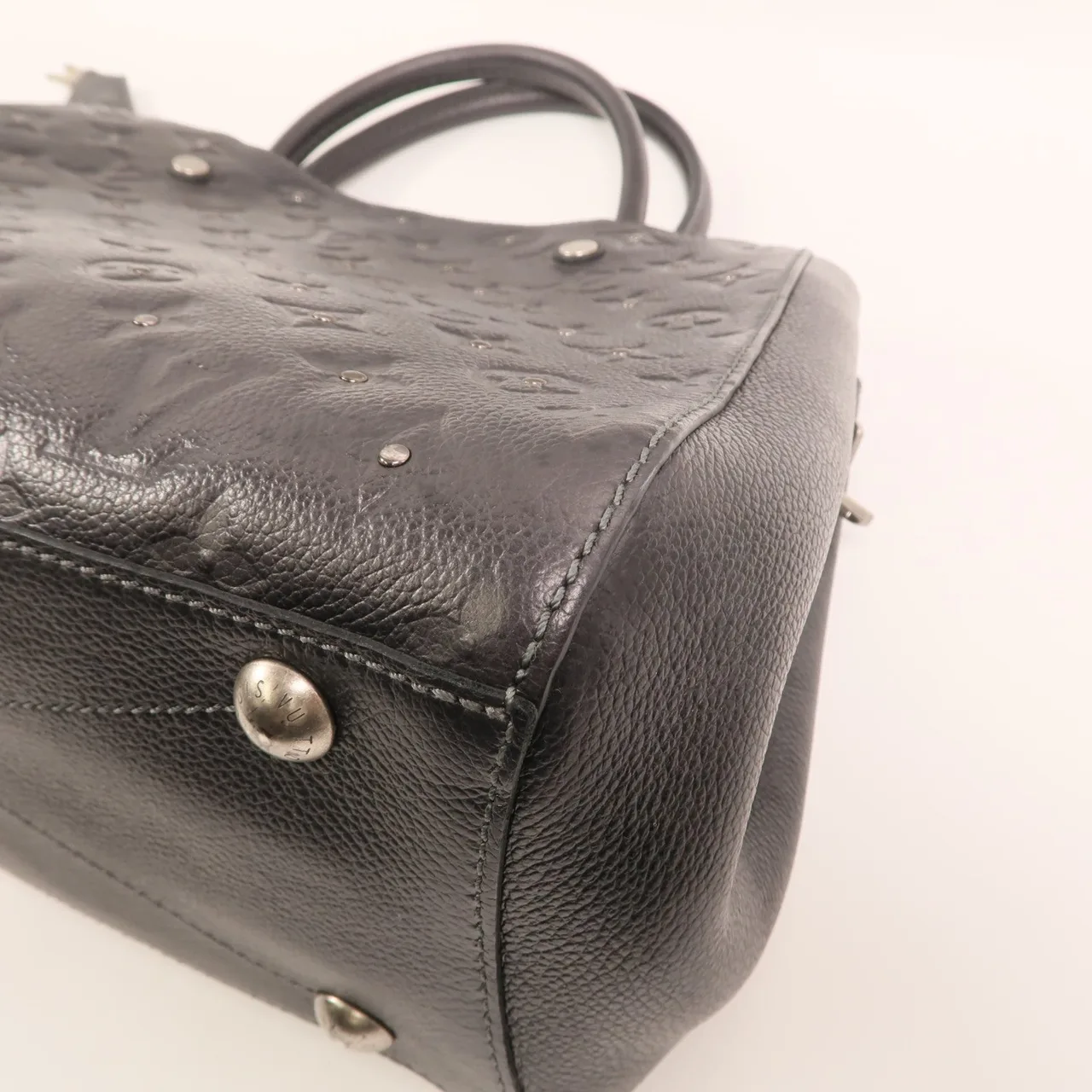 LOUIS VUITTON Montaigne M50665 2-Way Bag Calfskin 黑色 / Black Calfskin Rank B - Thumbnail 11