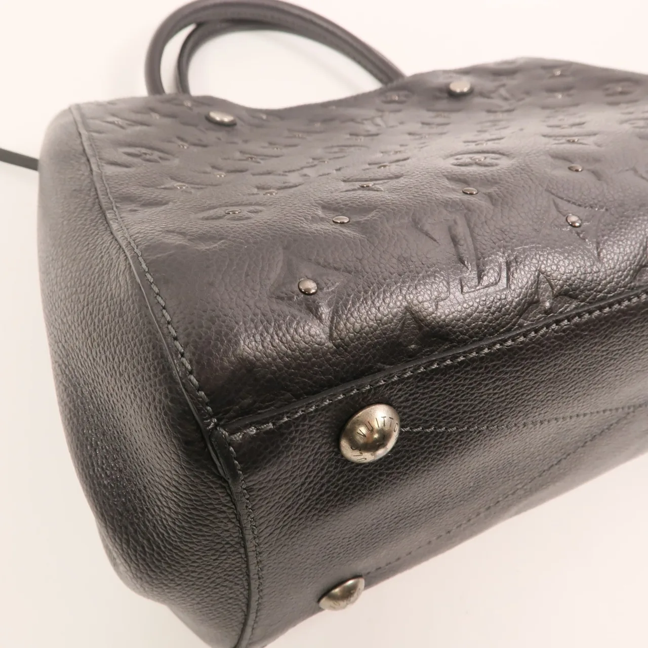 LOUIS VUITTON Montaigne M50665 2-Way Bag Calfskin 黑色 / Black Calfskin Rank B - Thumbnail 12