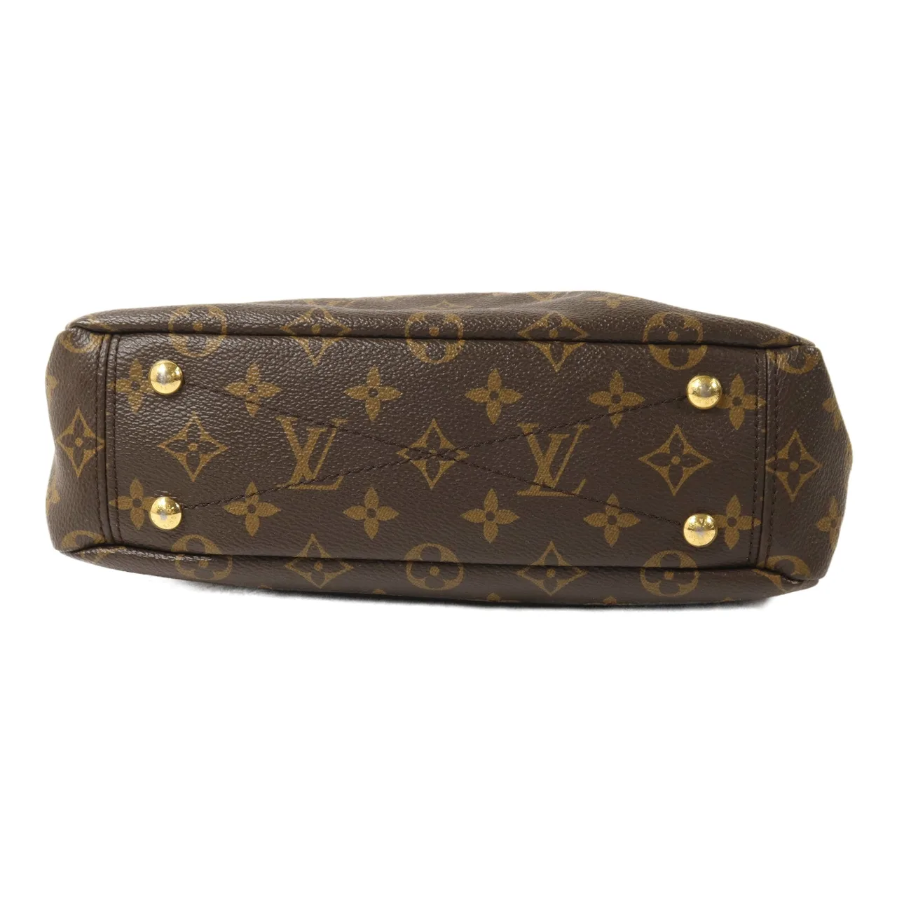 LOUIS VUITTON Pallas M41241 2-Way Bag Coated Canvas 棕色 / 紅色 / Monogram Coated Canvas Rank B - Thumbnail 4