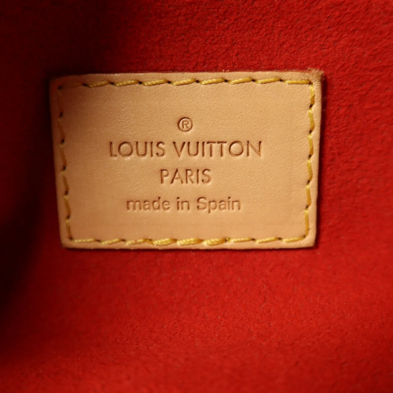 LOUIS VUITTON Pallas M41241 2-Way Bag Coated Canvas 棕色 / 紅色 / Monogram Coated Canvas Rank B - Thumbnail 6
