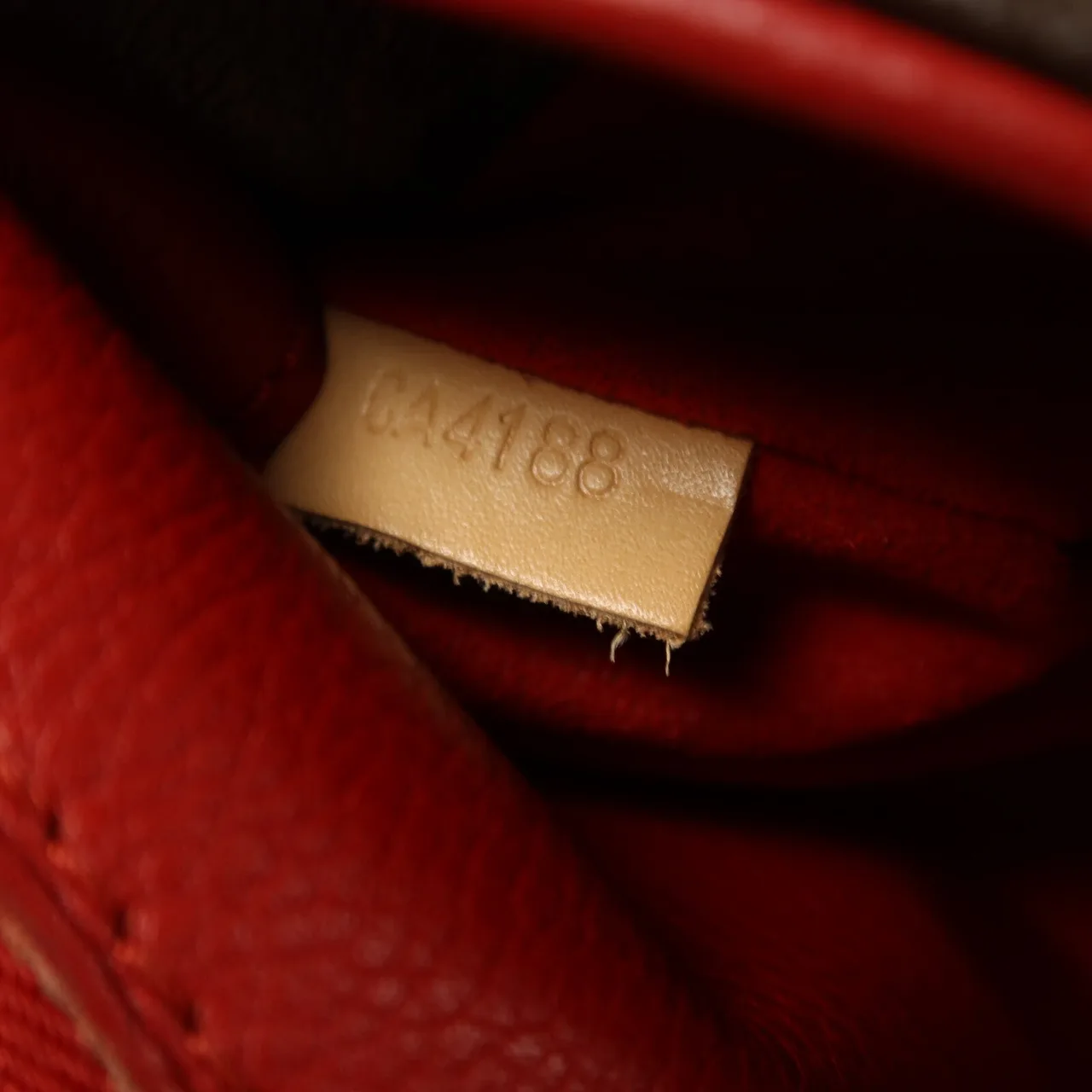 LOUIS VUITTON Pallas M41241 2-Way Bag Coated Canvas 棕色 / 紅色 / Monogram Coated Canvas Rank B - Thumbnail 7