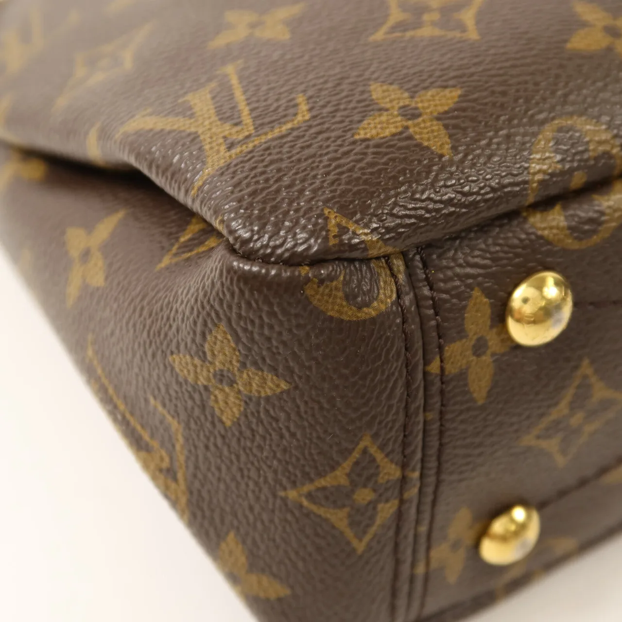 LOUIS VUITTON Pallas M41241 2-Way Bag Coated Canvas 棕色 / 紅色 / Monogram Coated Canvas Rank B - Thumbnail 13