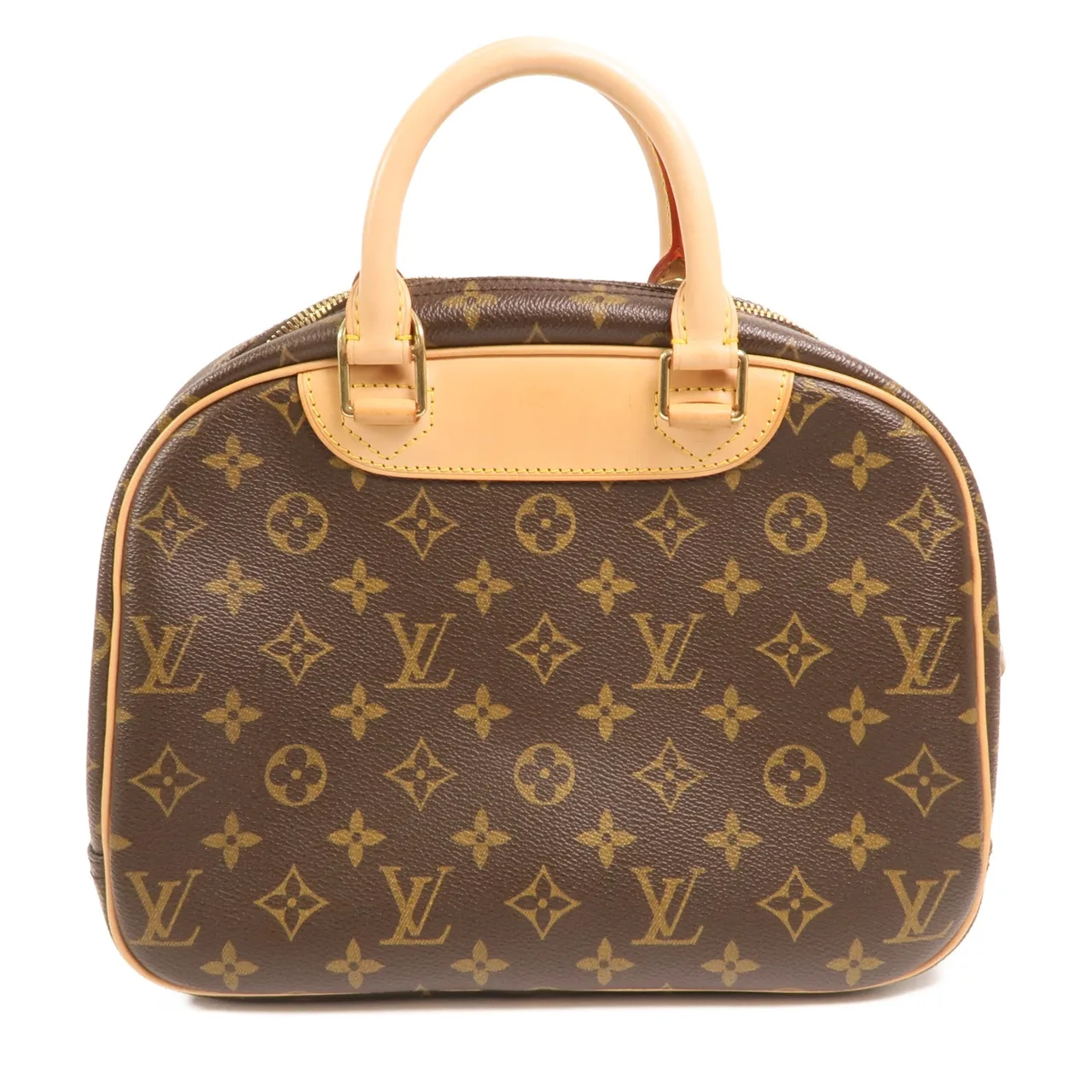 LOUIS VUITTON Trouville M42228 手提包 塗層帆布 棕色 / Monogram 塗層帆布 中古品A - 縮圖 2
