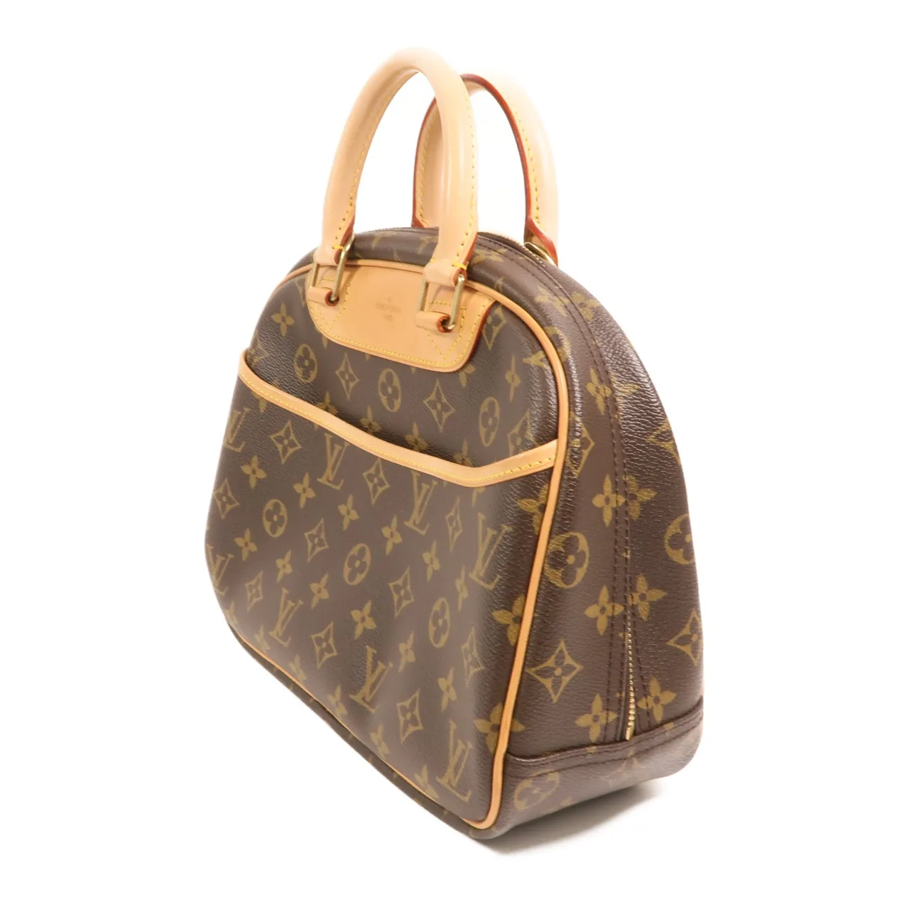LOUIS VUITTON Trouville M42228 手提包 塗層帆布 棕色 / Monogram 塗層帆布 中古品A - 縮圖 3