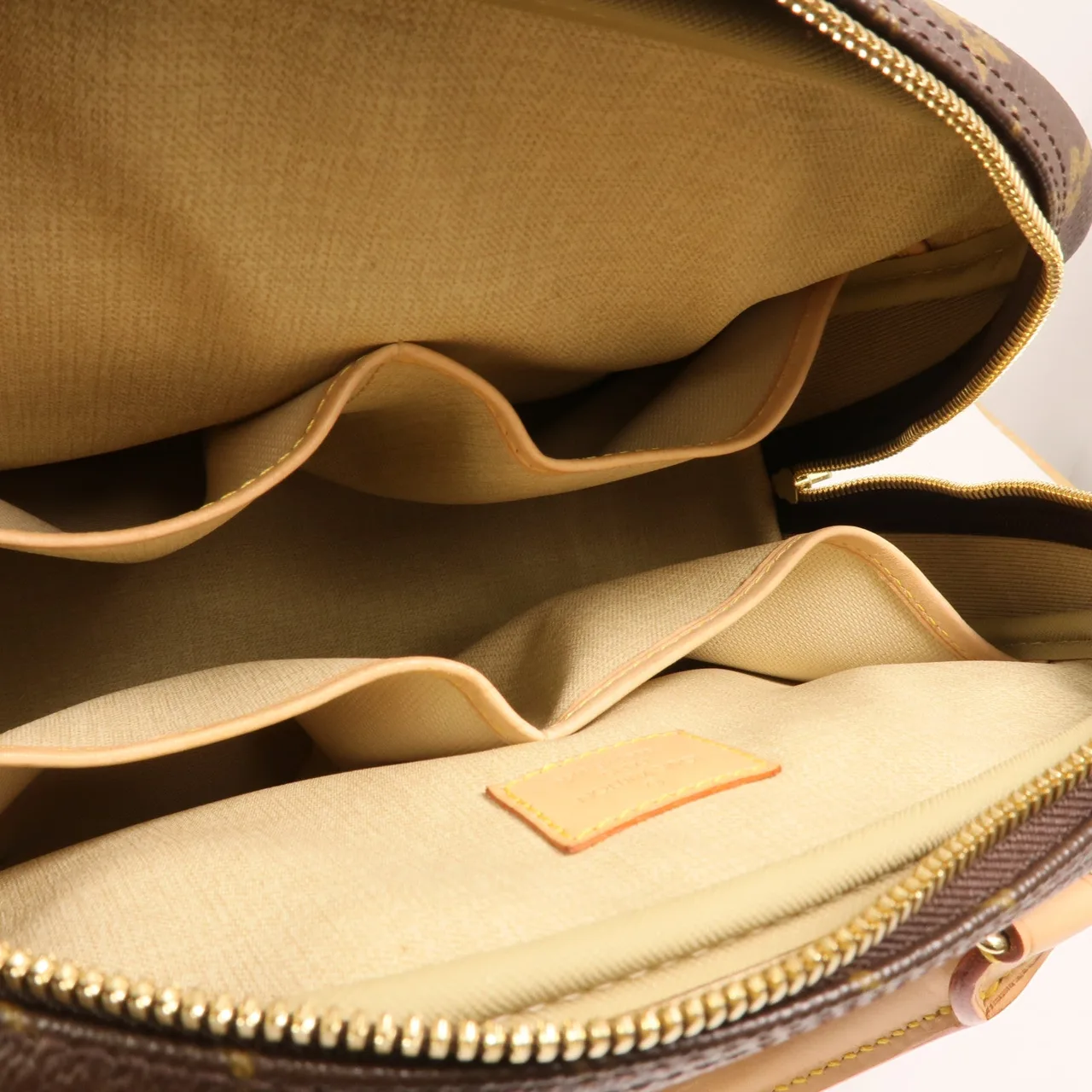 LOUIS VUITTON Trouville M42228 手提包 塗層帆布 棕色 / Monogram 塗層帆布 中古品A - 縮圖 5