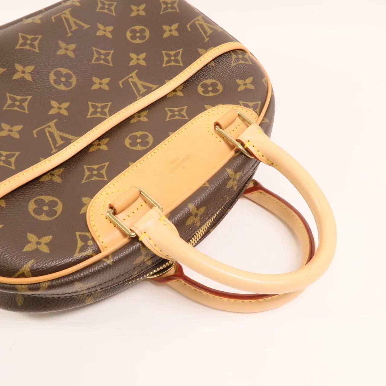 LOUIS VUITTON Trouville M42228 手提包 塗層帆布 棕色 / Monogram 塗層帆布 中古品A - 縮圖 8