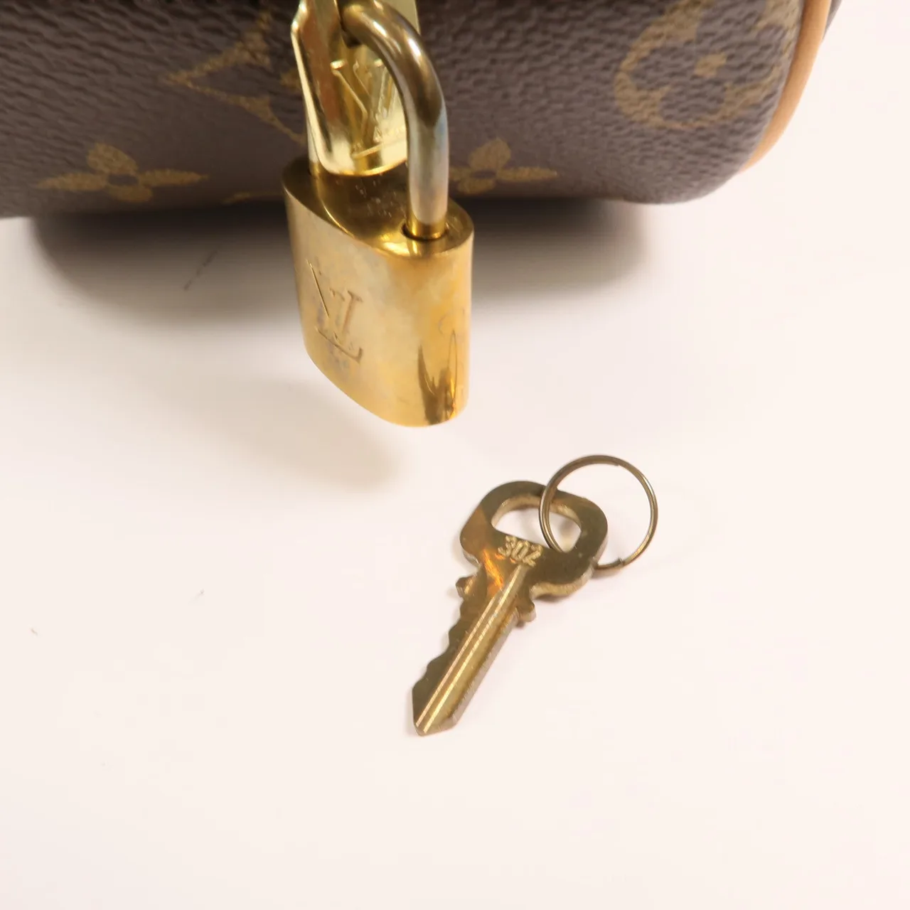 LOUIS VUITTON Trouville M42228 手提包 塗層帆布 棕色 / Monogram 塗層帆布 中古品A - 縮圖 9