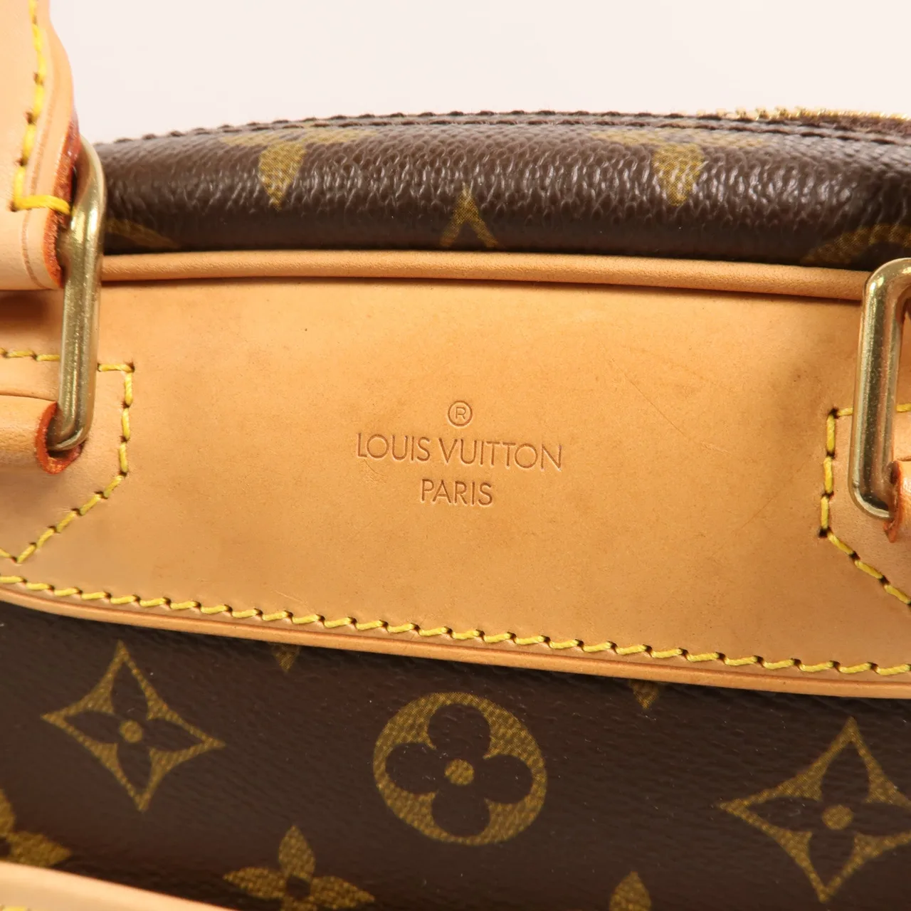 LOUIS VUITTON Trouville M42228 手提包 塗層帆布 棕色 / Monogram 塗層帆布 中古品A - 縮圖 11