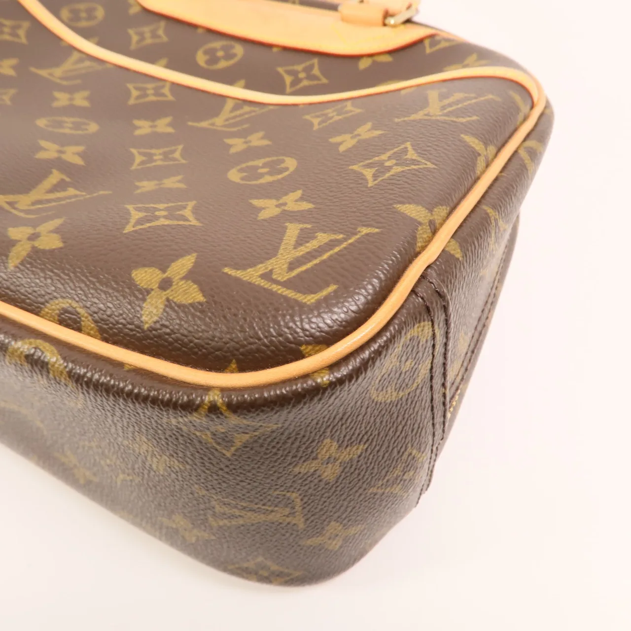 LOUIS VUITTON Trouville M42228 手提包 塗層帆布 棕色 / Monogram 塗層帆布 中古品A - 縮圖 12