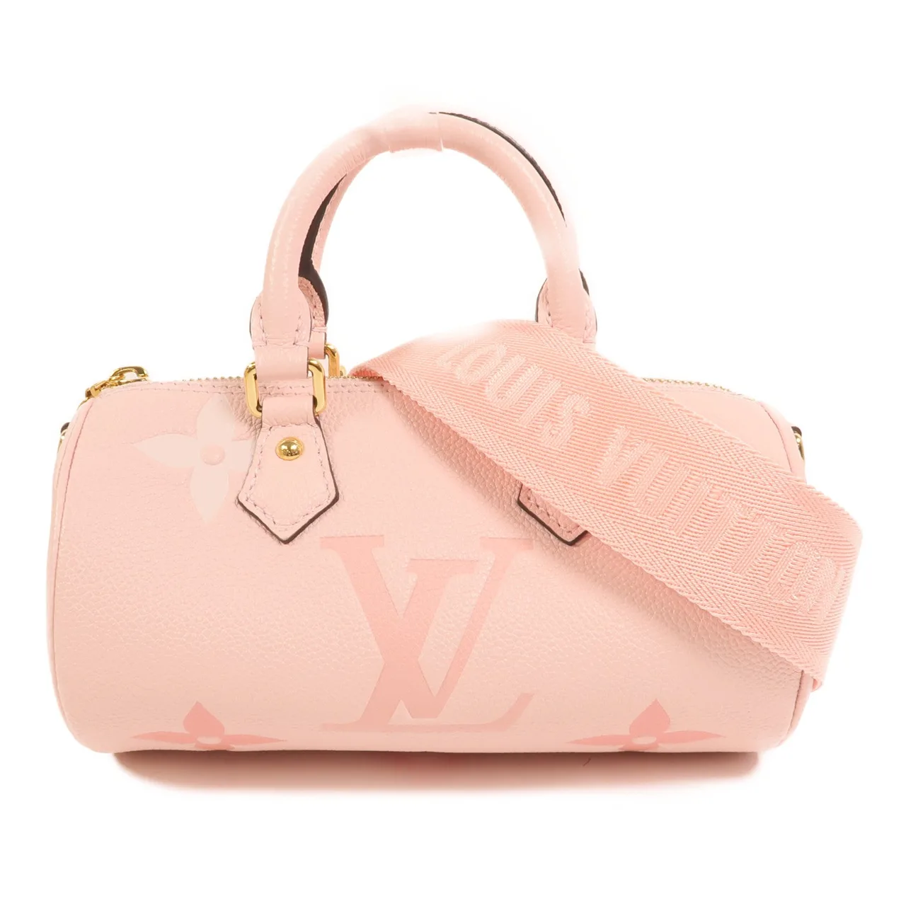 LOUIS VUITTON Papillon M45707 Shoulder Bag Calfskin 粉色 / Pink