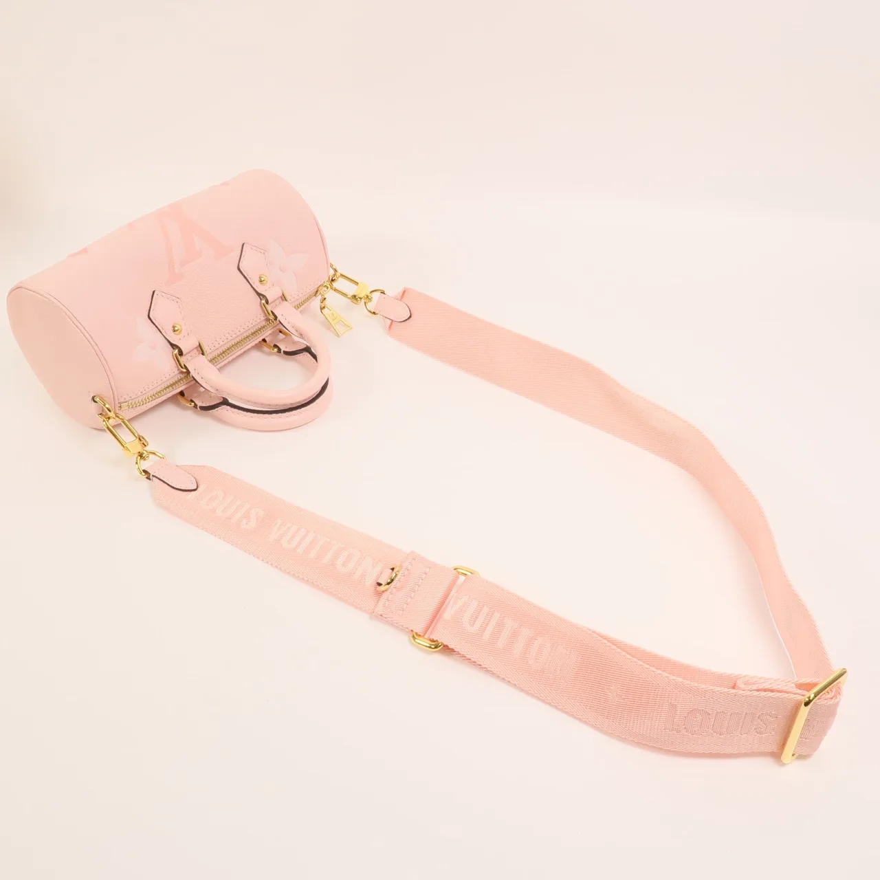 LOUIS VUITTON Papillon M45707 肩背包 牛皮 粉色 / Pink 牛皮 中古品A - 縮圖 8