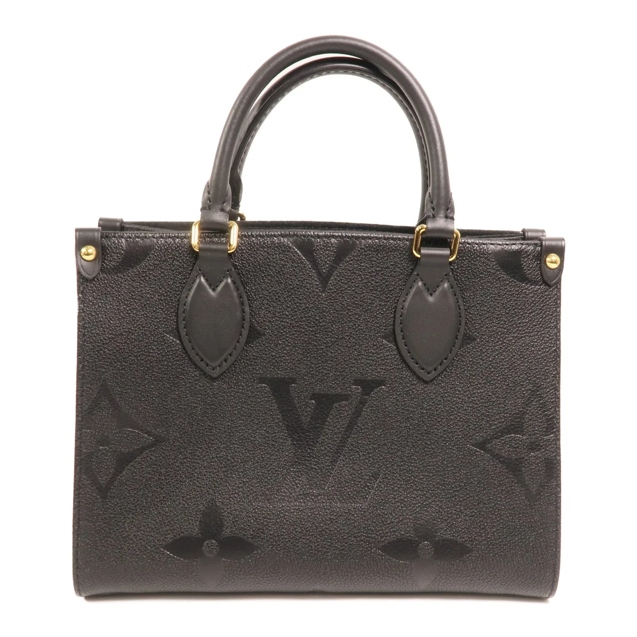 LOUIS VUITTON OnTheGo M45653 兩用包 牛皮 黑色 / Black 牛皮 中古品A - 縮圖 2
