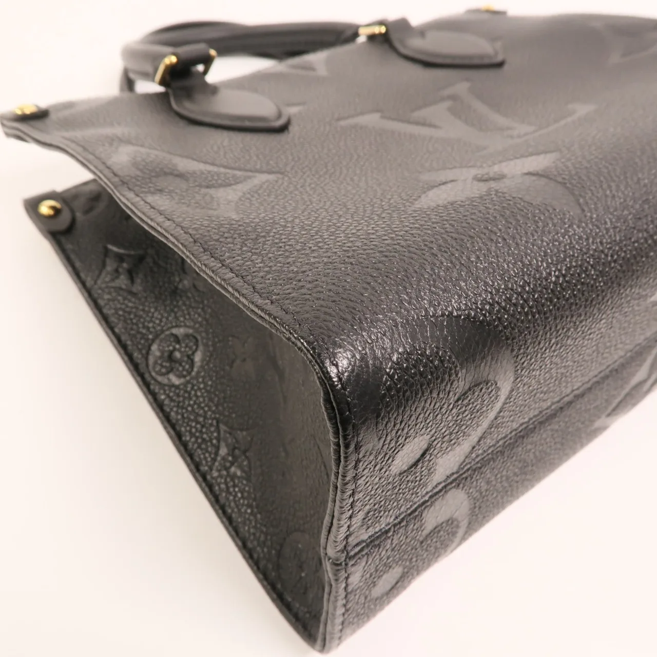 LOUIS VUITTON OnTheGo M45653 兩用包 牛皮 黑色 / Black 牛皮 中古品A - 縮圖 11