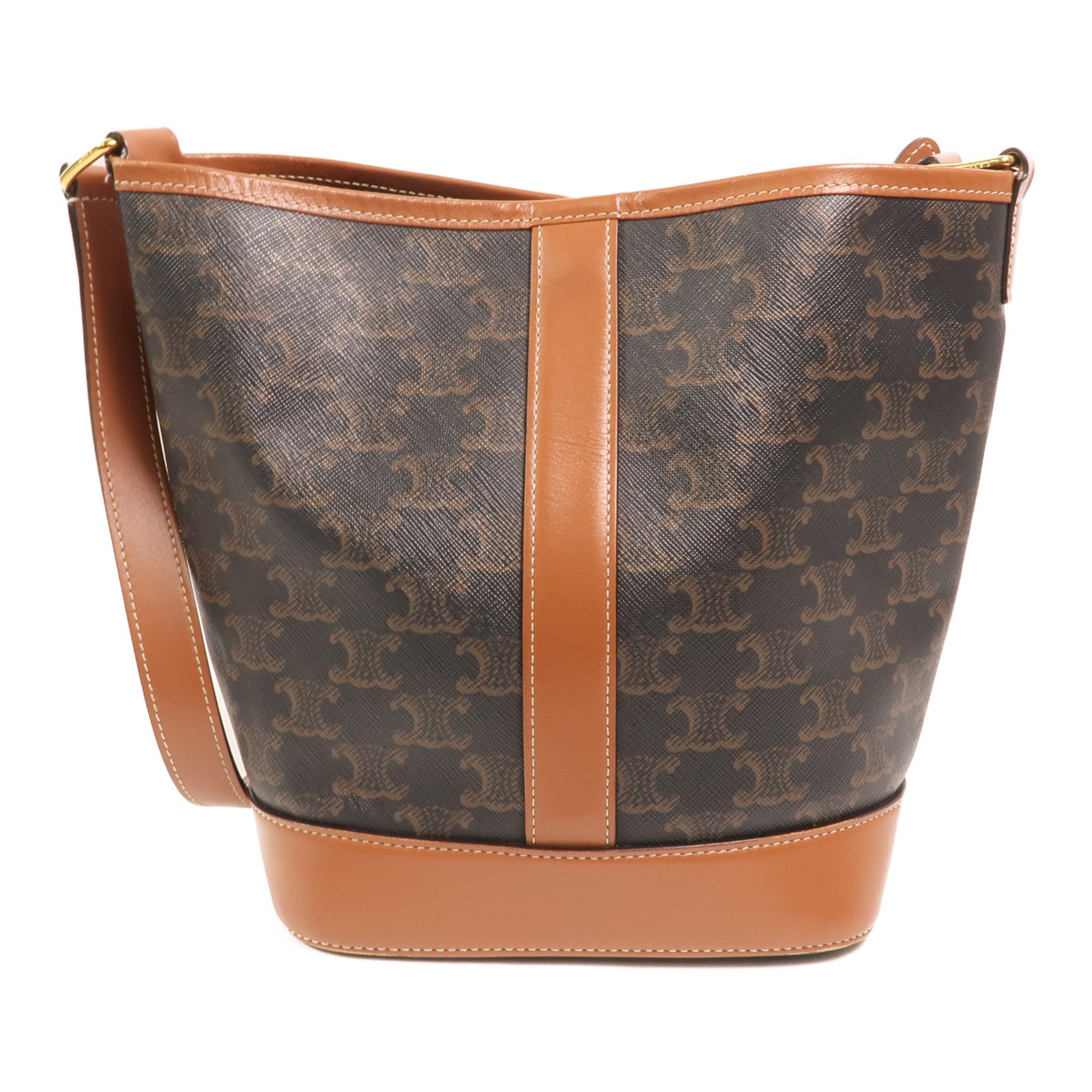 LOUIS VUITTON Bucket Shoulder Bag Coated Canvas 2