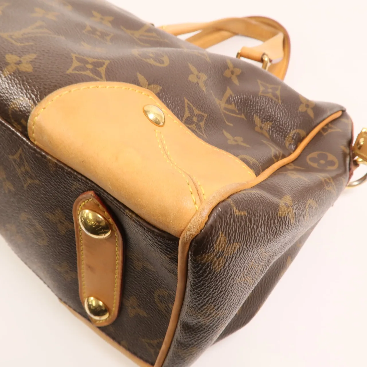 LOUIS VUITTON Retiro M40325 2-Way Bag Coated Canvas 棕色 / Brown Coated Canvas Rank B - Thumbnail 10