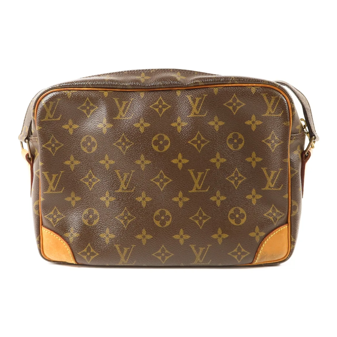 LOUIS VUITTON Nile M45244 Shoulder Bag Coated Canvas 棕色 / Brown Coated Canvas Rank B - Thumbnail 2