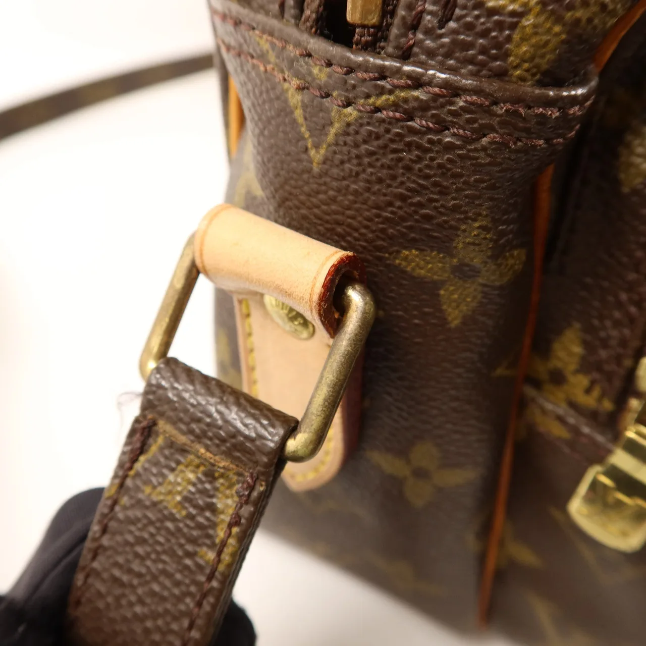 LOUIS VUITTON Nile M45244 Shoulder Bag Coated Canvas 棕色 / Brown Coated Canvas Rank B - Thumbnail 11
