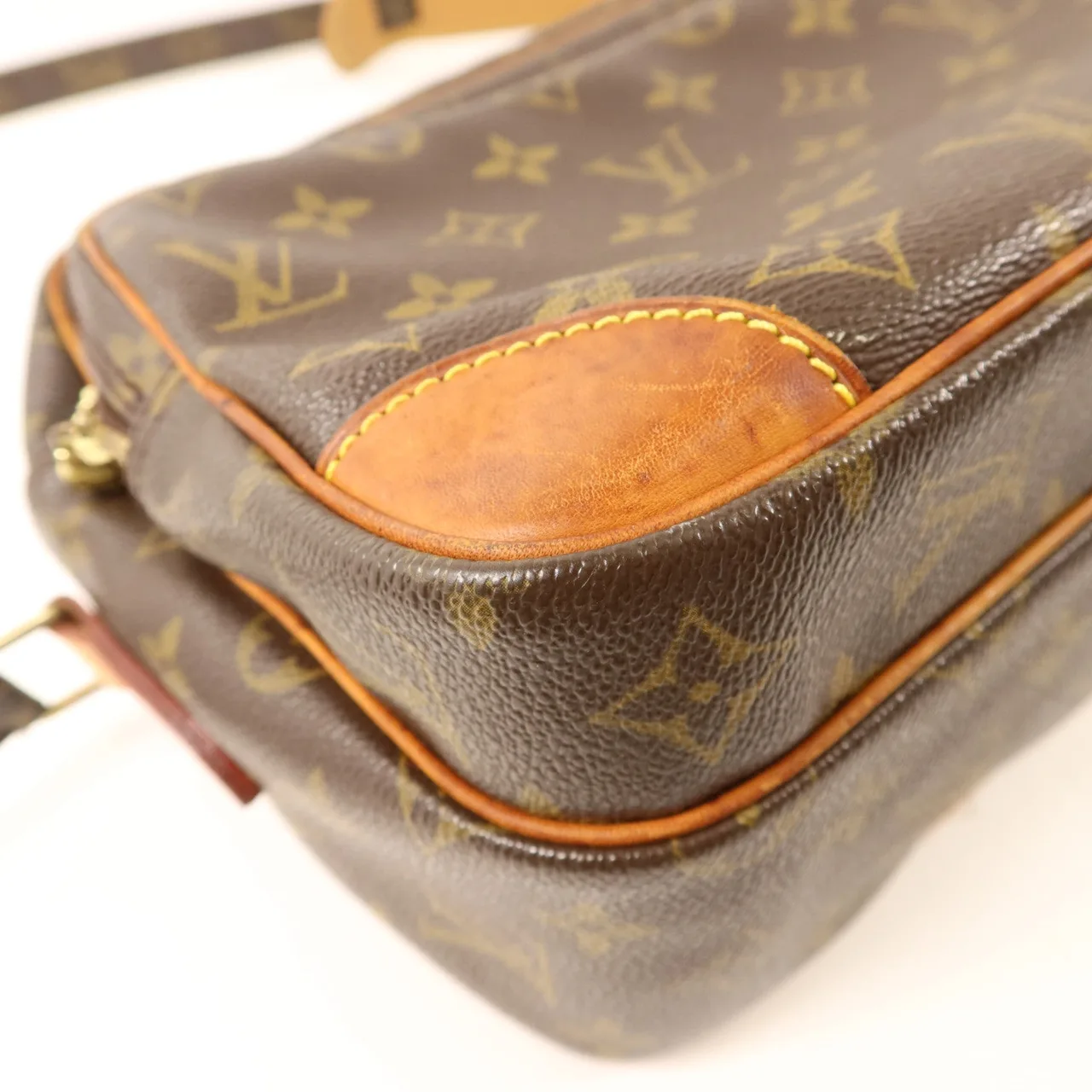 LOUIS VUITTON Nile M45244 Shoulder Bag Coated Canvas 棕色 / Brown Coated Canvas Rank B - Thumbnail 14