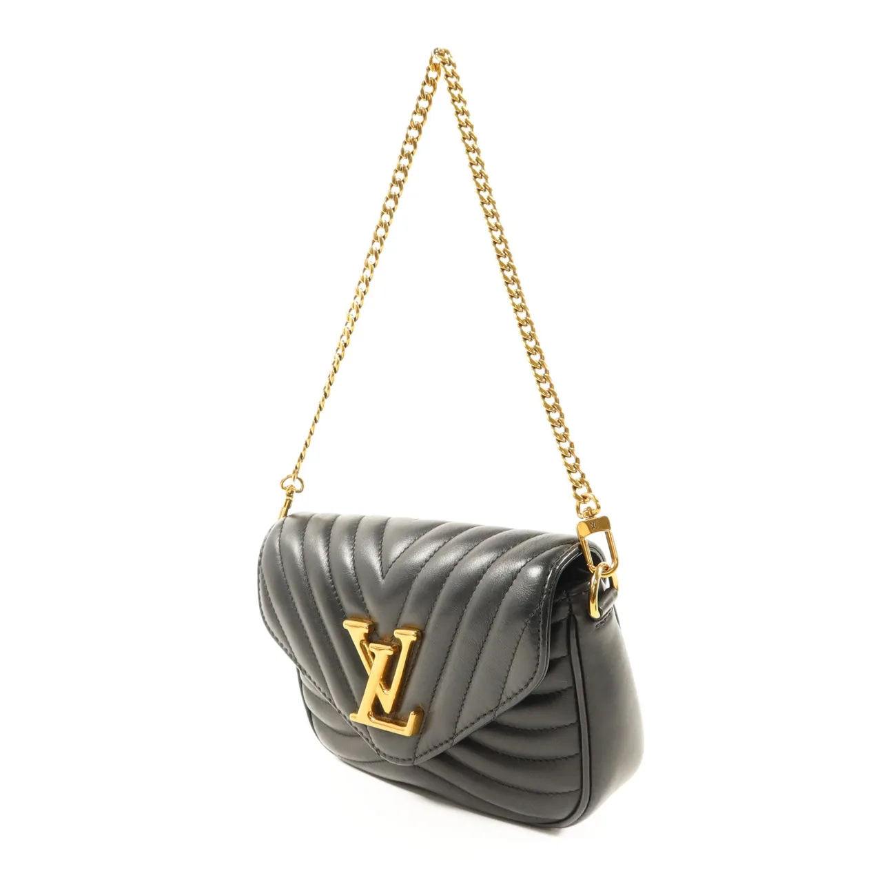 LOUIS VUITTON New Wave M56461 2-Way Bag Calfskin 黑色 / Black Calfskin Rank A - Thumbnail 3