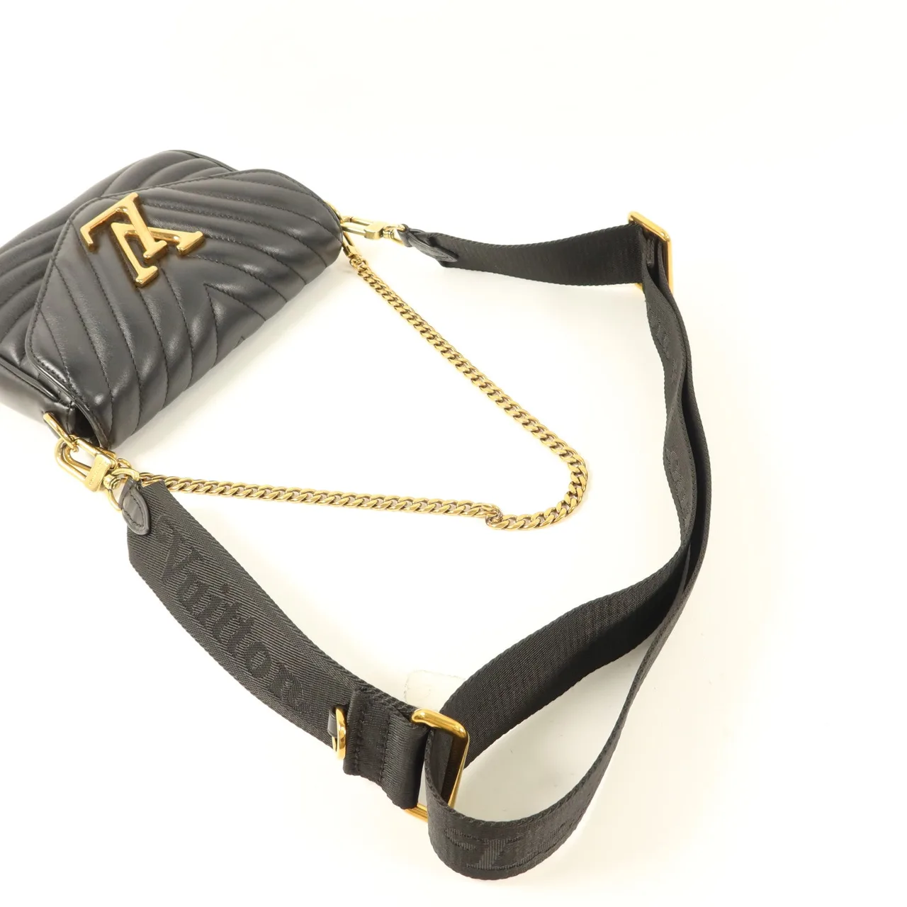 LOUIS VUITTON New Wave M56461 2-Way Bag Calfskin 黑色 / Black Calfskin Rank A - Thumbnail 7