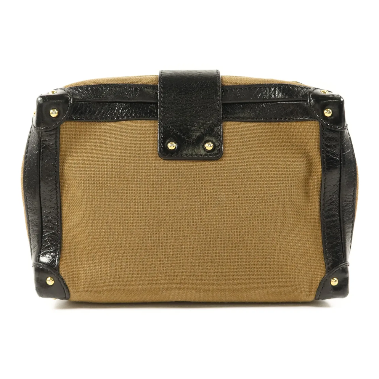 LOUIS VUITTON Petite Malle Shoulder Bag Canvas 綠色 / Green Canvas Rank C - Thumbnail 2